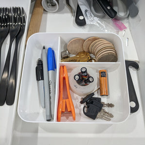Bandeja organizadora de cajones flexible: perfecta para cajones IKEA