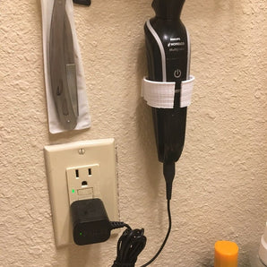 Práctico montaje en pared para Philips Norelco QG3330 Multigroom
