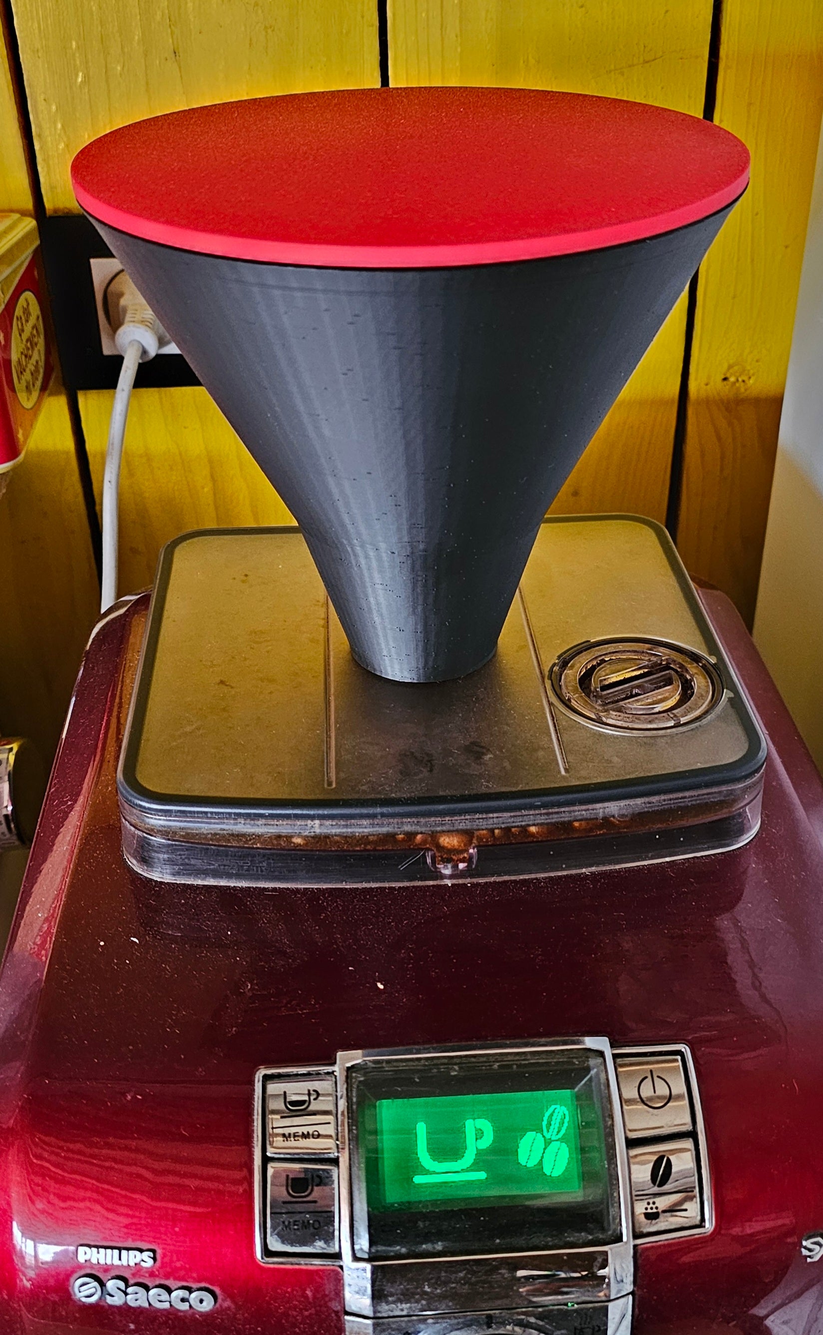 Embudo para granos de café para Philips Saeco Syntia