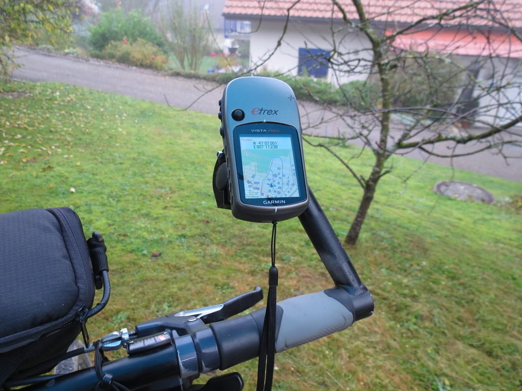 Soporte de manillar ajustable para unidades GPS Garmin eTrex Legend/Vista