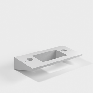 Ring Doorbell Soporte de pared con cable e inclinación de 20 grados
