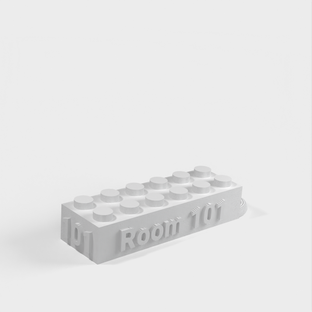 Llavero personalizado con etiqueta de texto compatible con LEGO