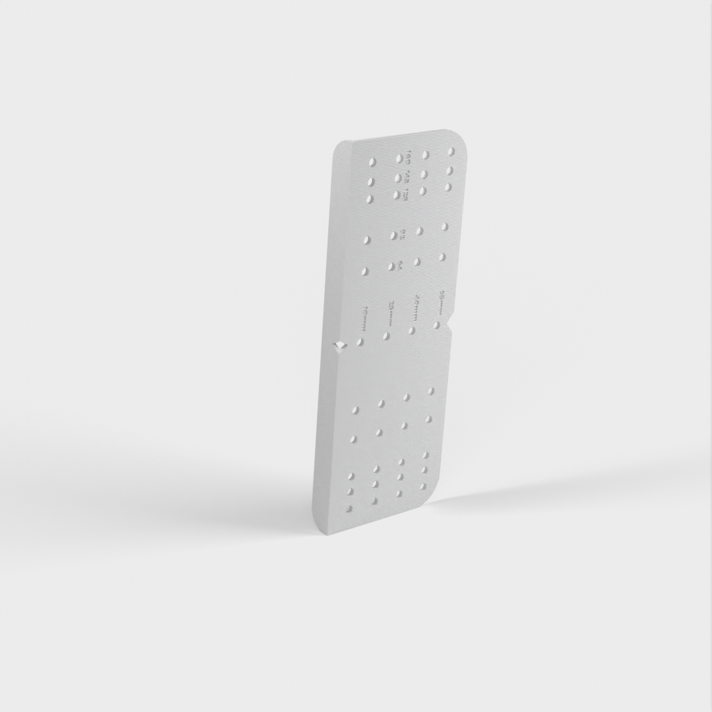 Ikea Bohrschablone / Guía de perforación para distancia entre agujeros de 160 mm