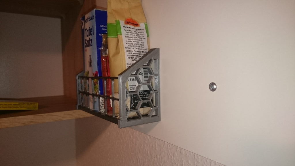 Estante de especias compacto para un almacenamiento eficiente