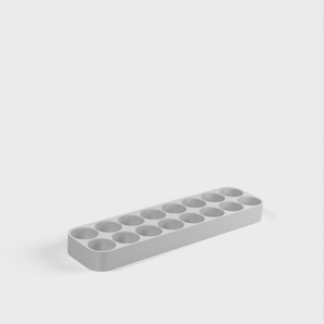 Soporte de batería 18650 para almacenamiento en mesa o estantería