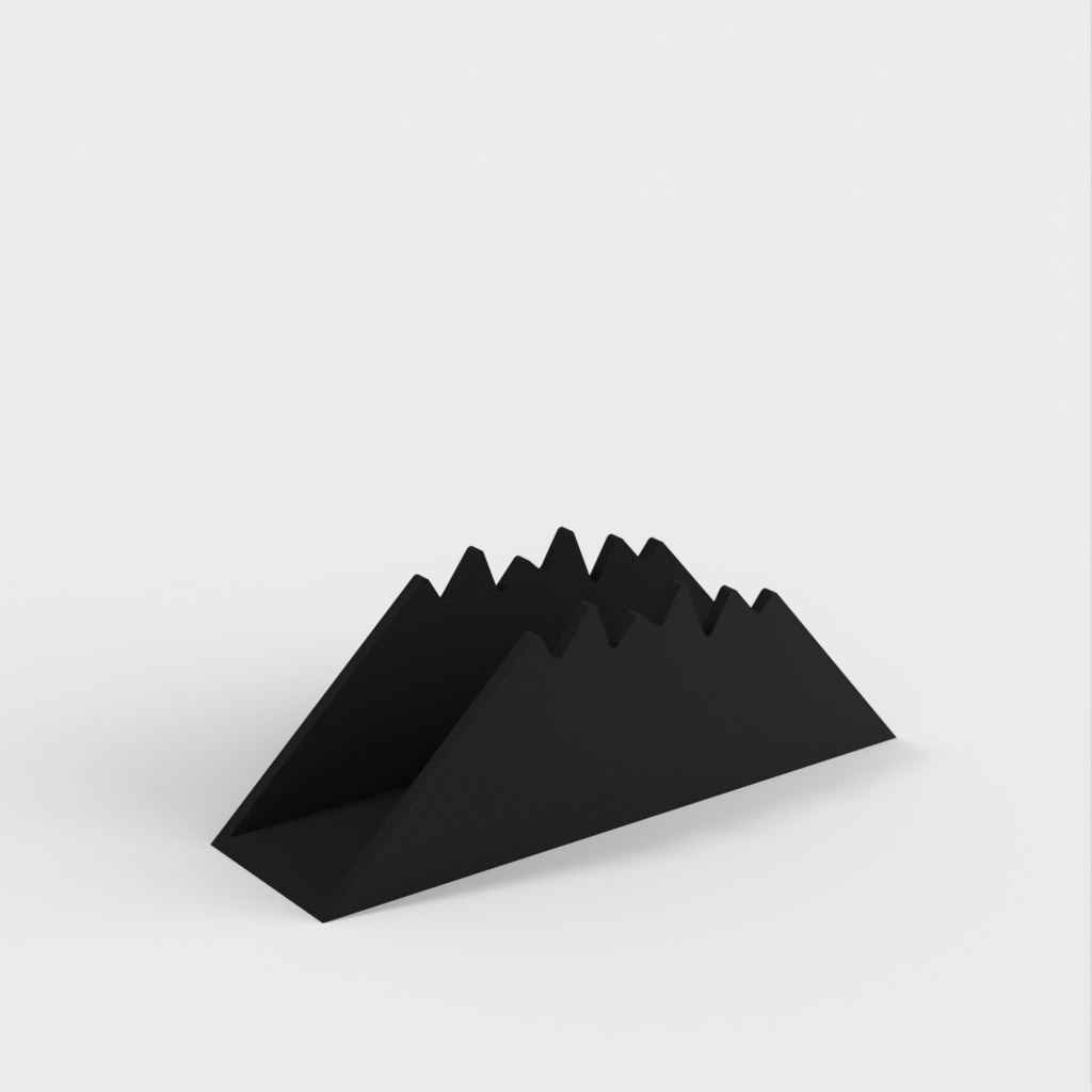 Servilletero con forma del Monte Fuji