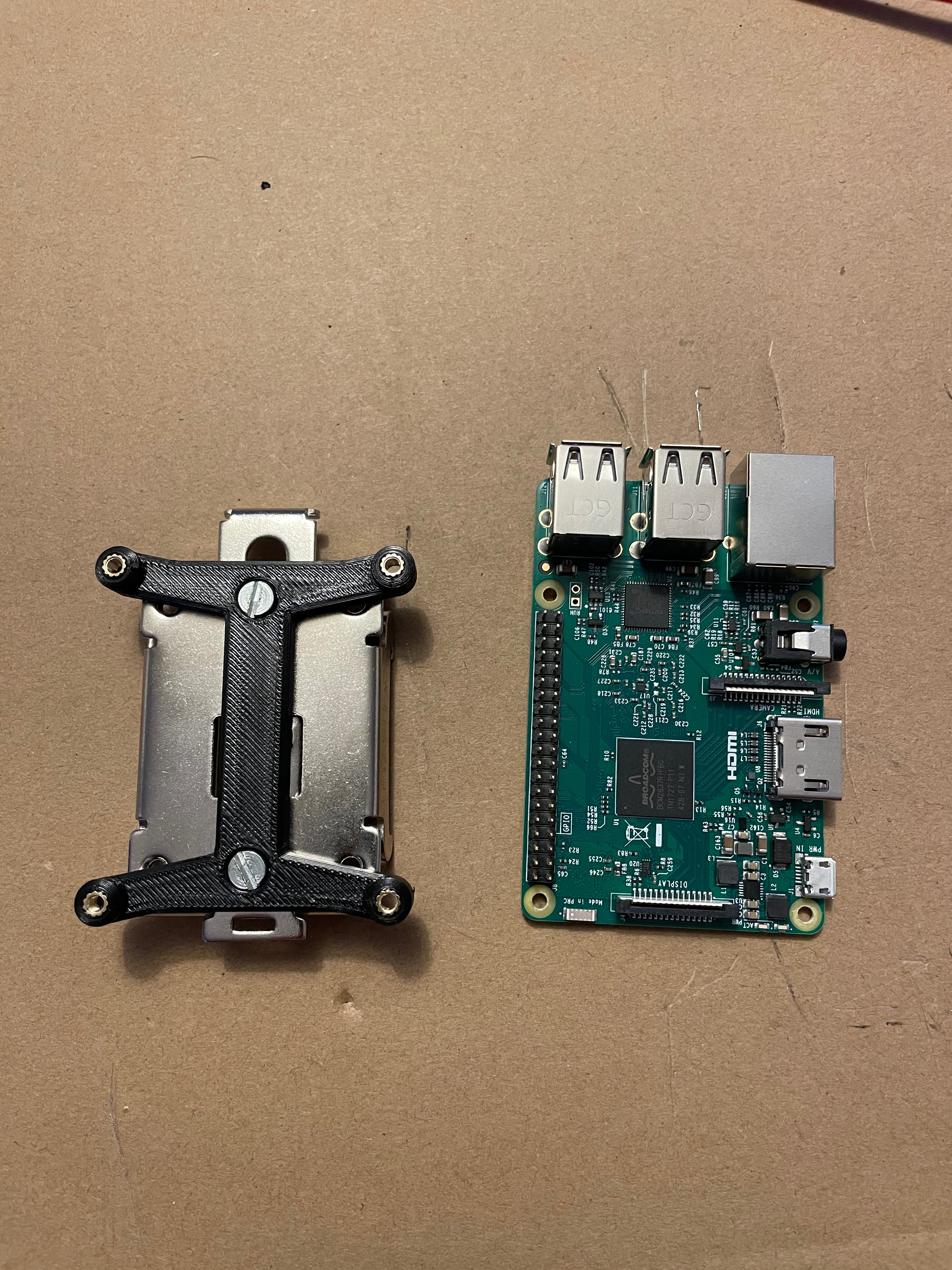 Soporte para carril DIN Raspberry Pi