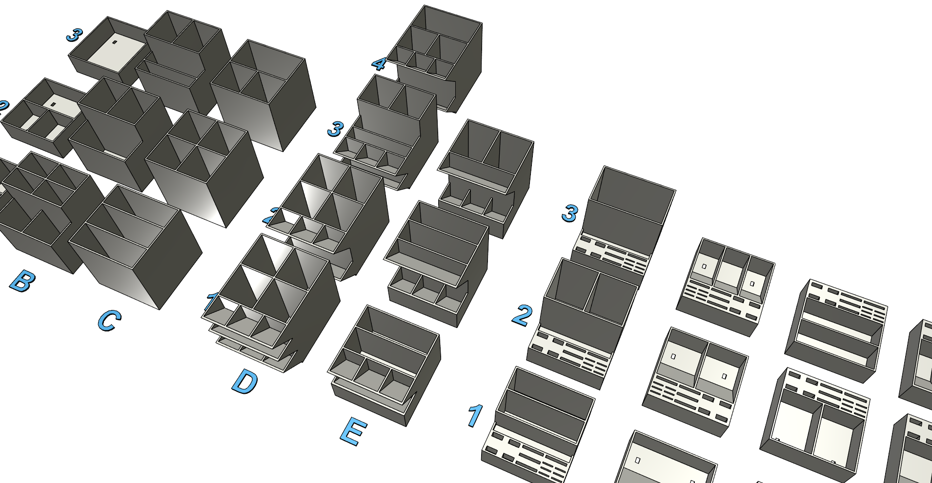 Organizador de escritorio modular: portalápices con espacio para objetos pequeños