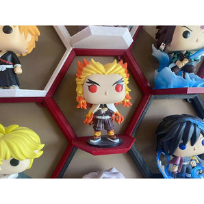 Expositor de pared hexagonal modular para Funko Pop