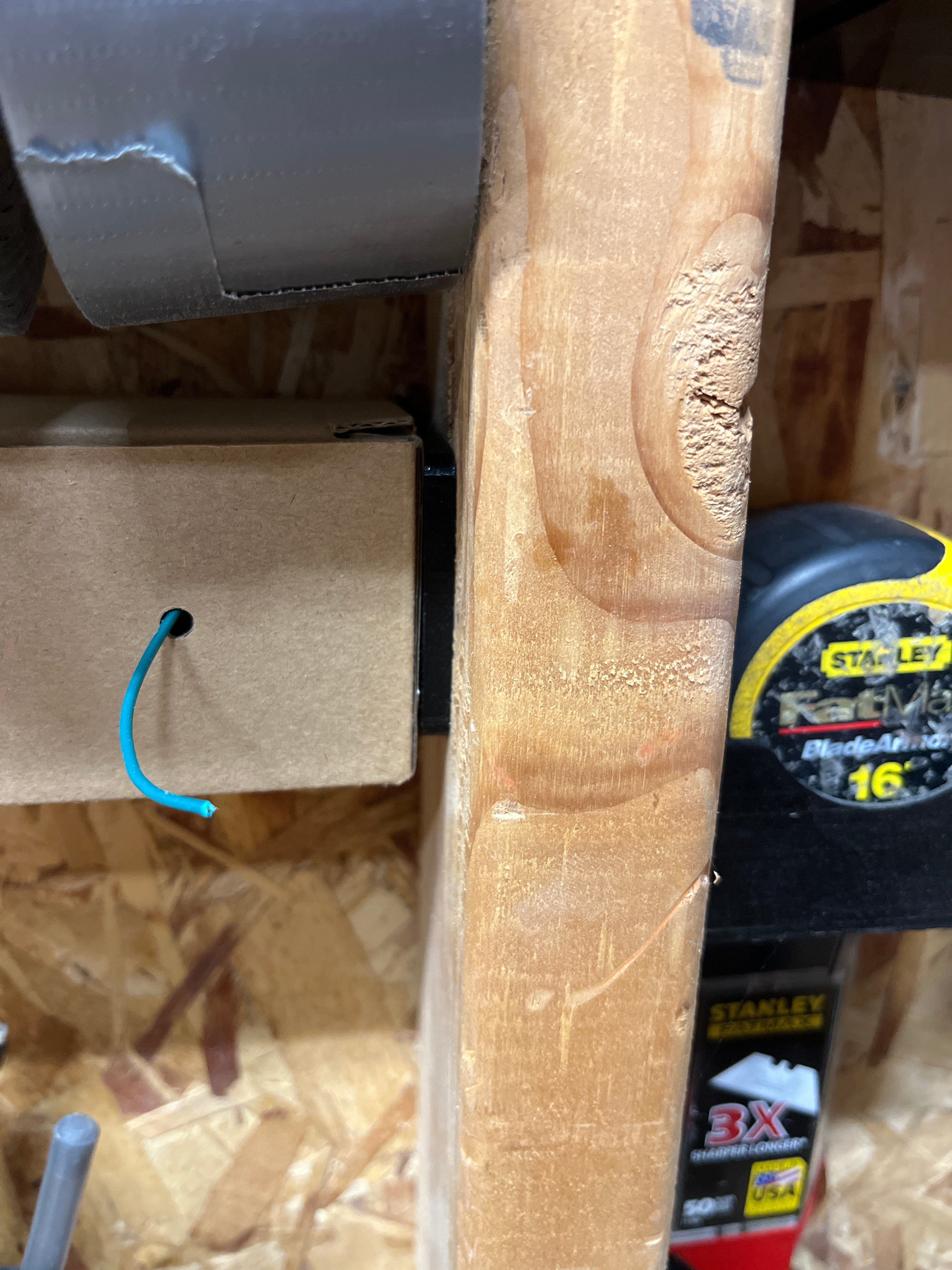 Soporte de cable de caja de 22ga para montaje en pared