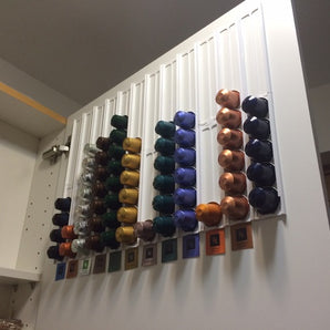 Soporte para cápsulas Nespresso para montaje en pared