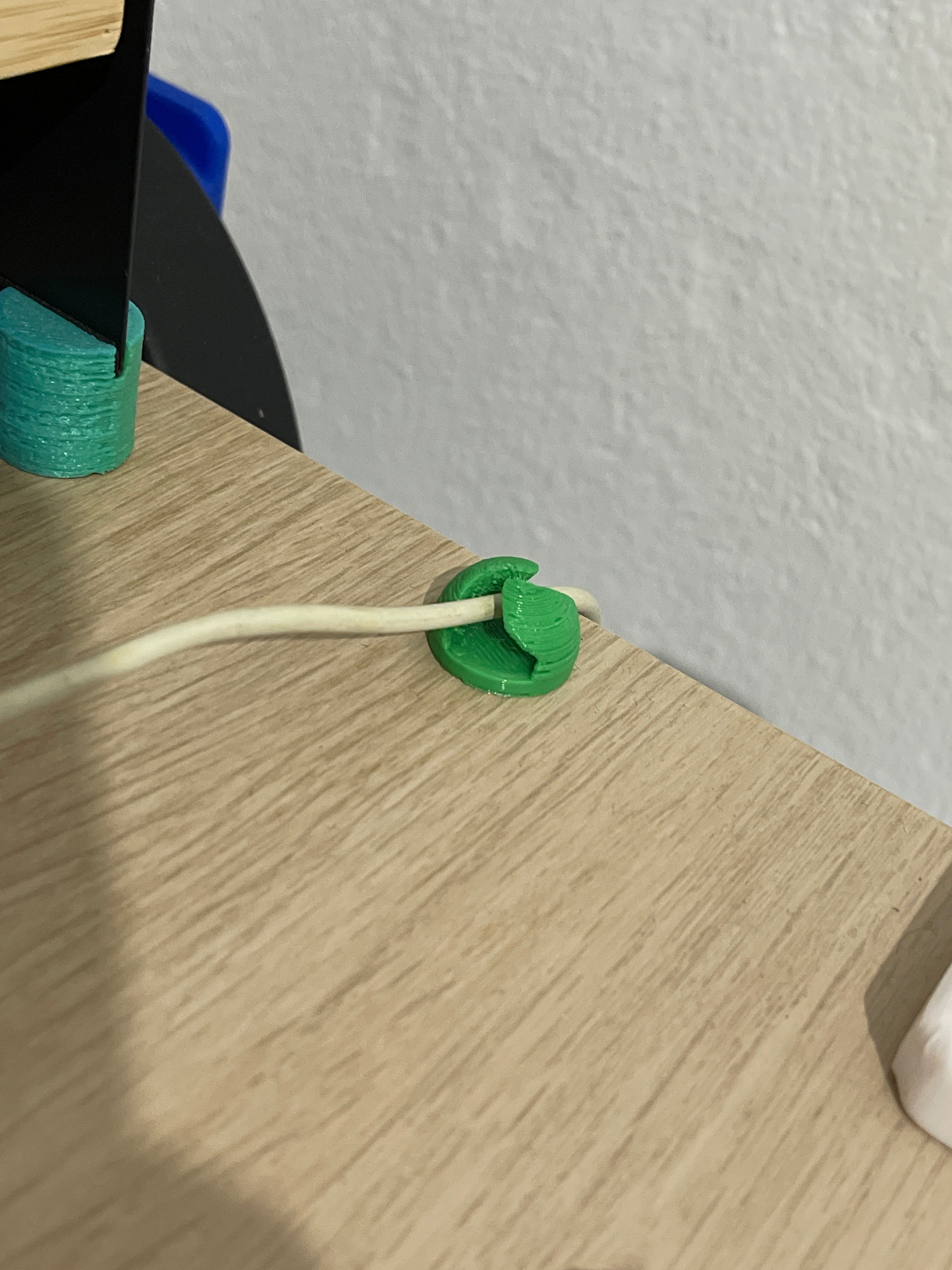 Sujeción de cables - Soporte de cables para escritorio