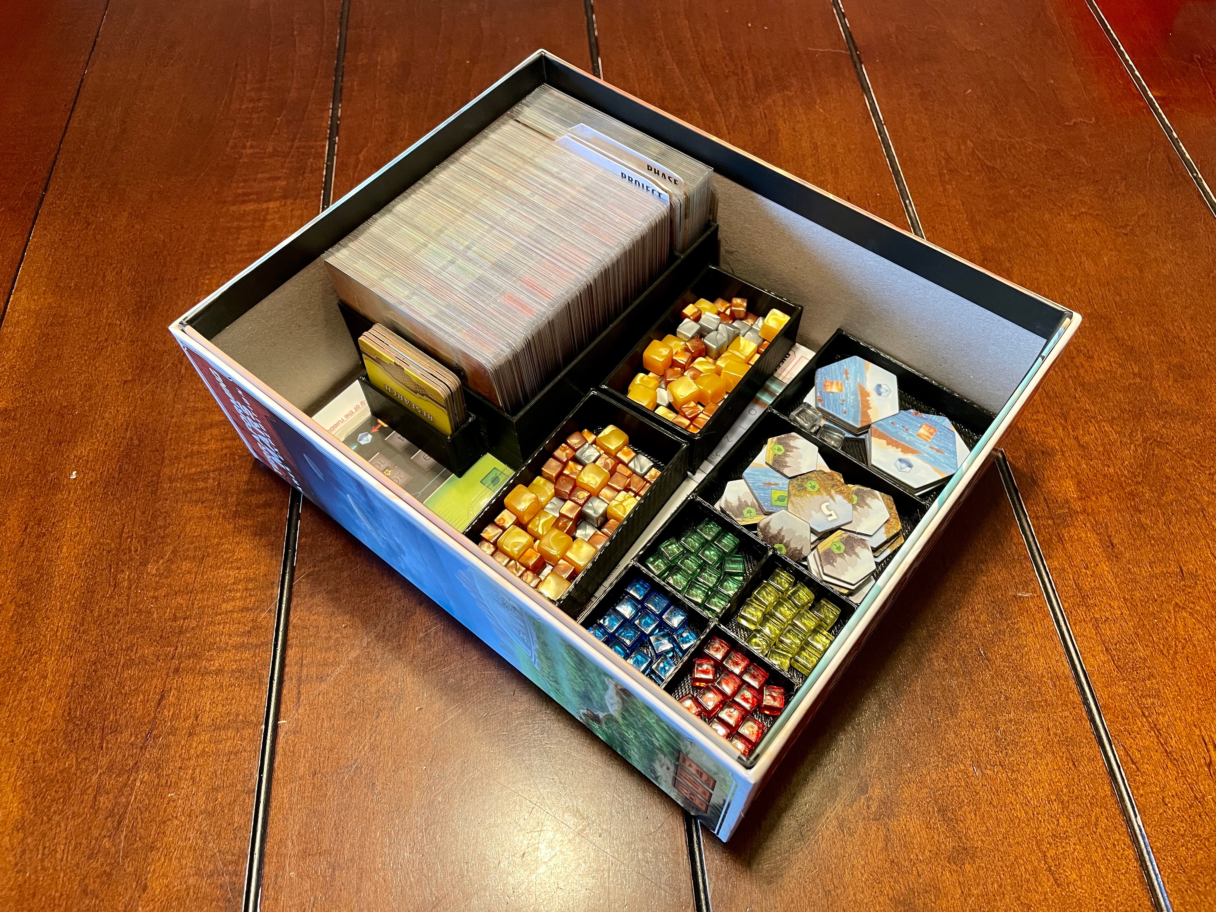 Organizador del juego de cartas Terraforming Mars (7 piezas)