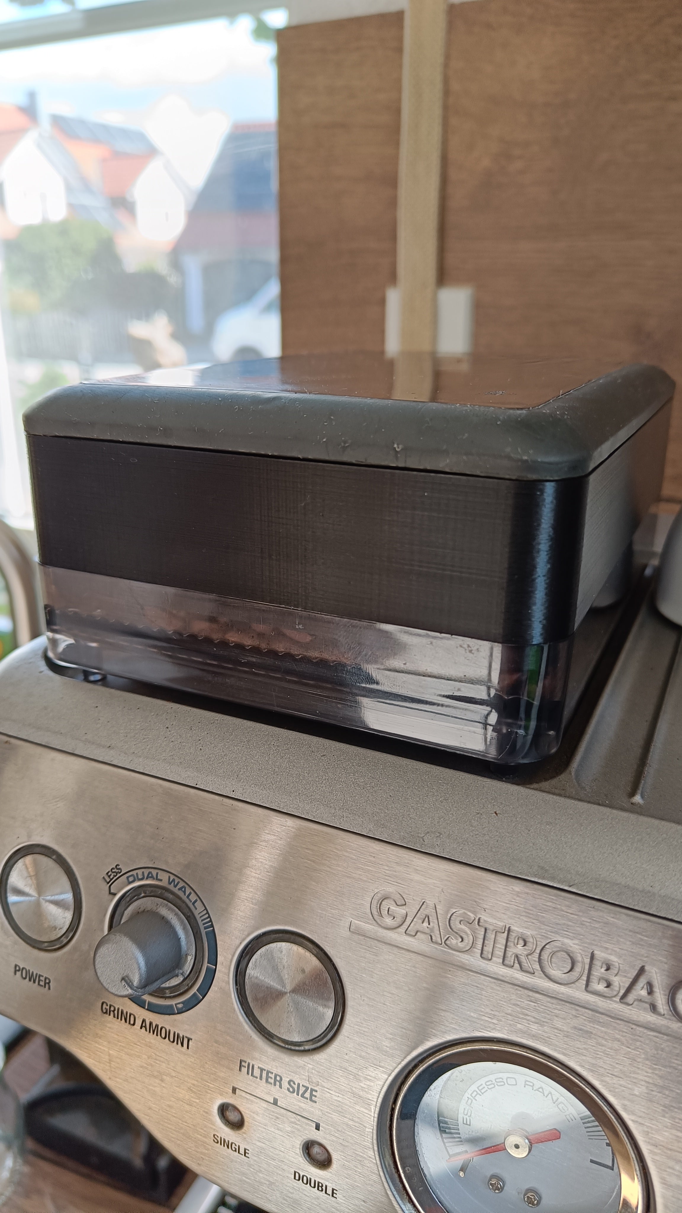 Soporte para granos de café extendido para máquinas de espresso Gastroback, Sage & Breville