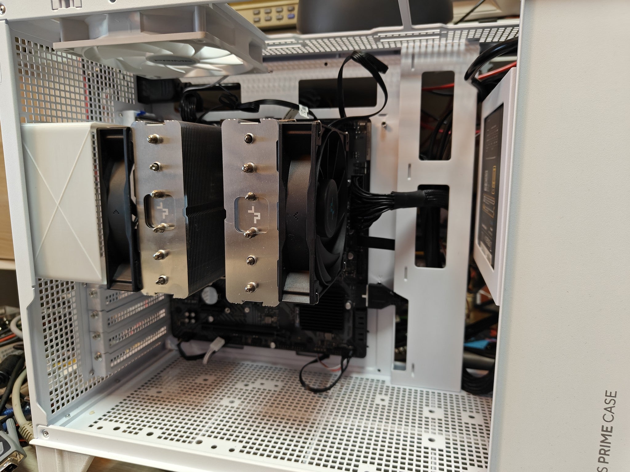 Túnel de ventilador de refrigeración de CPU para PC - Para ventilador de 12 cm, altura de 6,5 cm