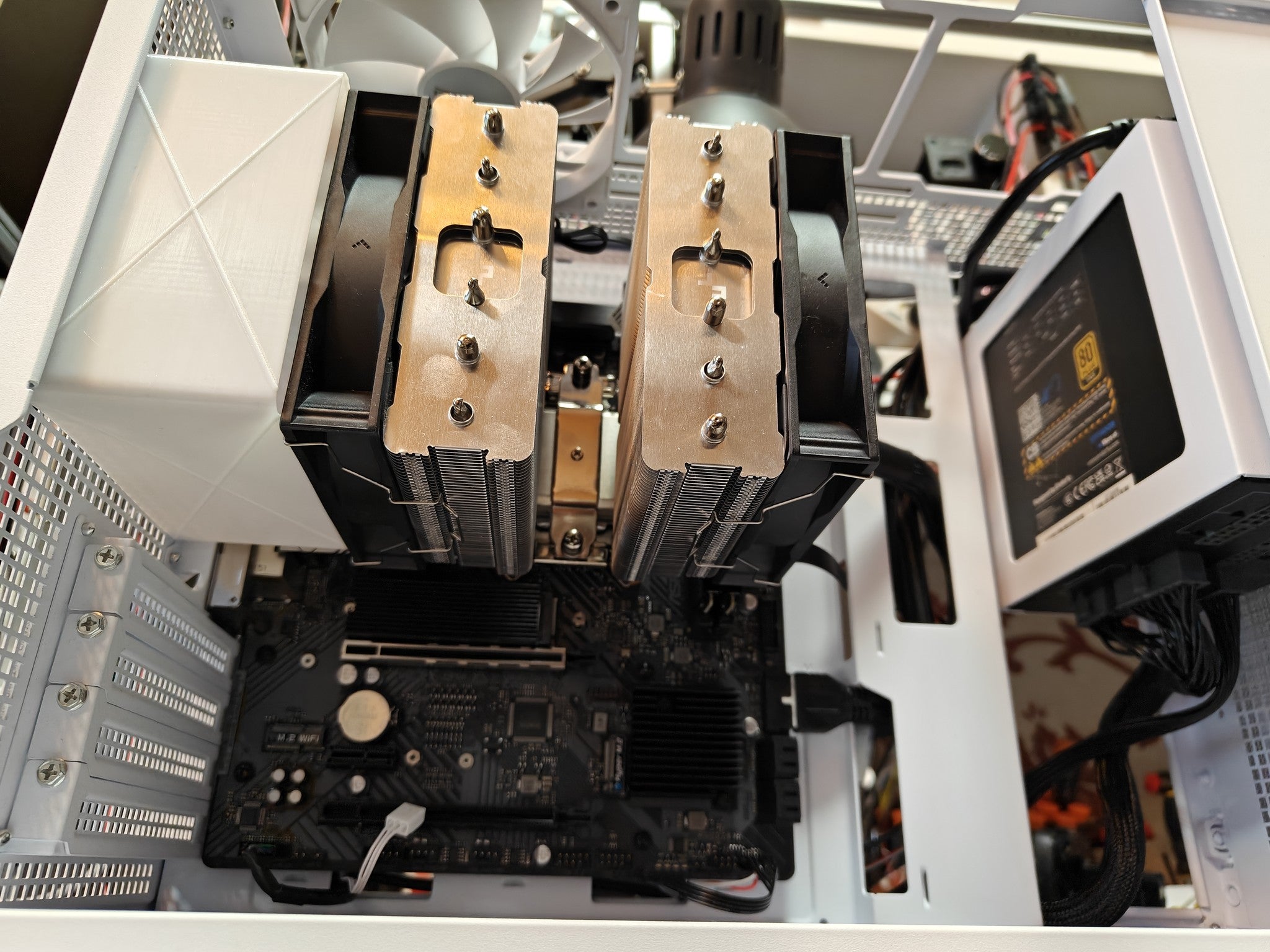 Túnel de ventilador de refrigeración de CPU para PC - Para ventilador de 12 cm, altura de 6,5 cm