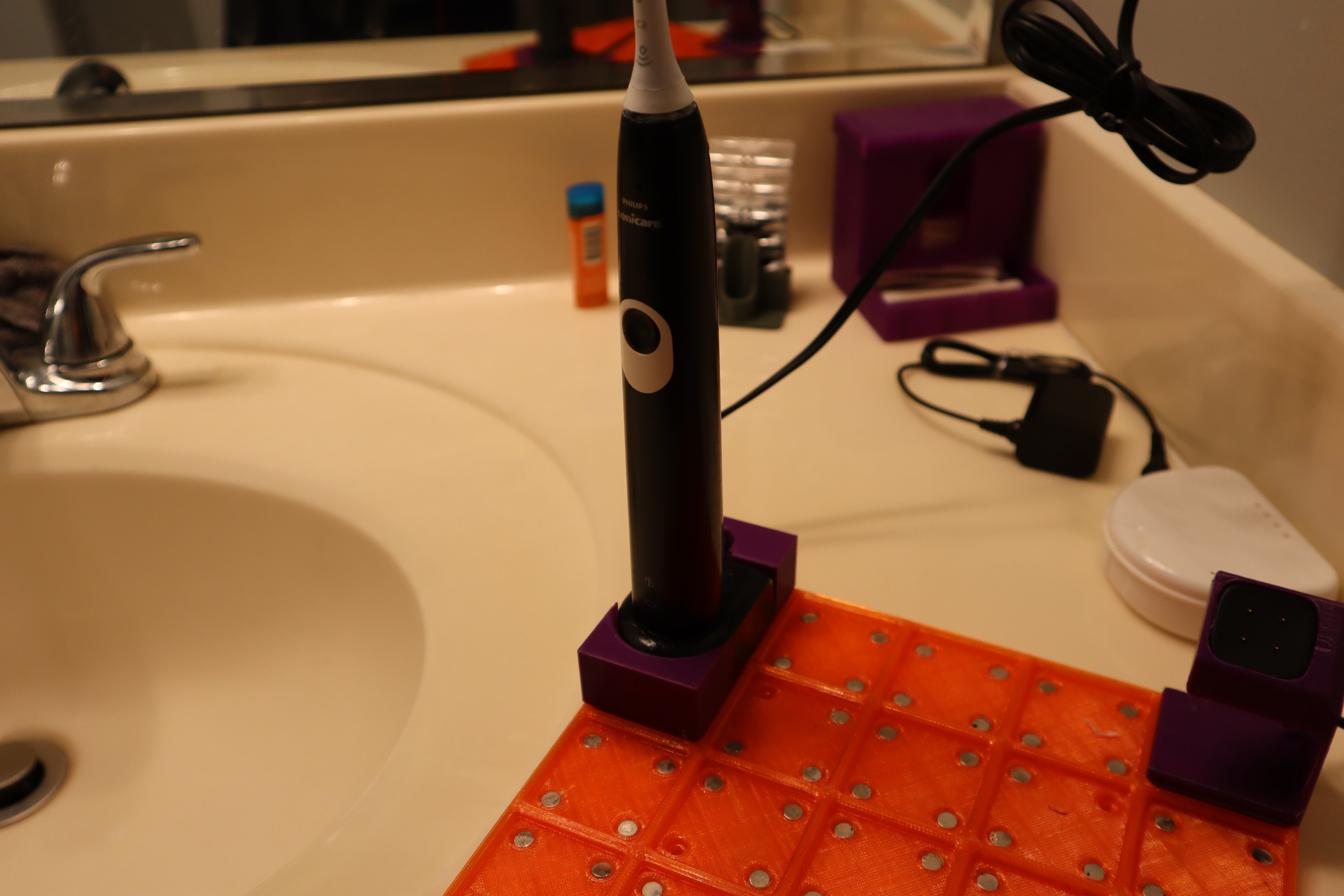 Cargador de cepillo de dientes Gridfinity Sonicare