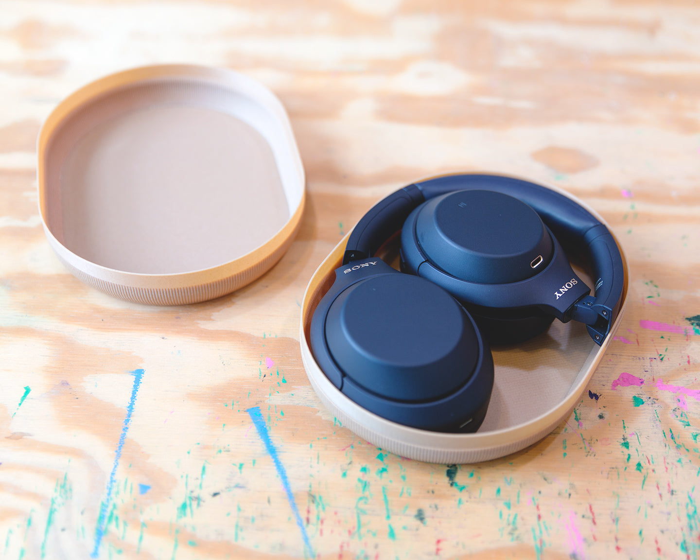 Estuche de viaje resistente para auriculares