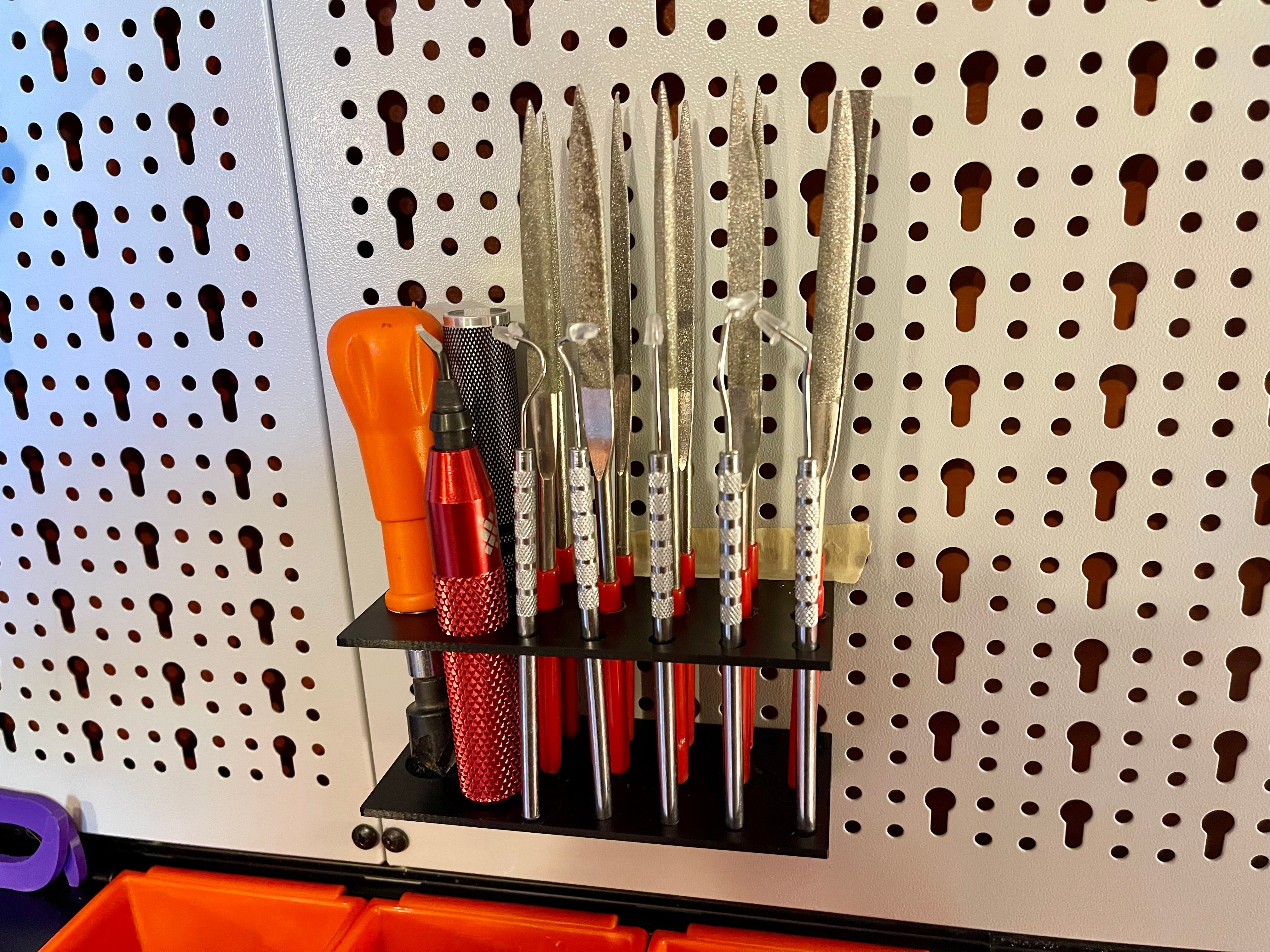 Almacenamiento de limas y herramientas TORACK Pegboard
