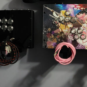 Montaje en pared para Hit Box, Cross|Up y Smash Box Controllers con gestión de cables