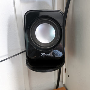 Estante de pared compacto multiusos para altavoces y objetos pequeños