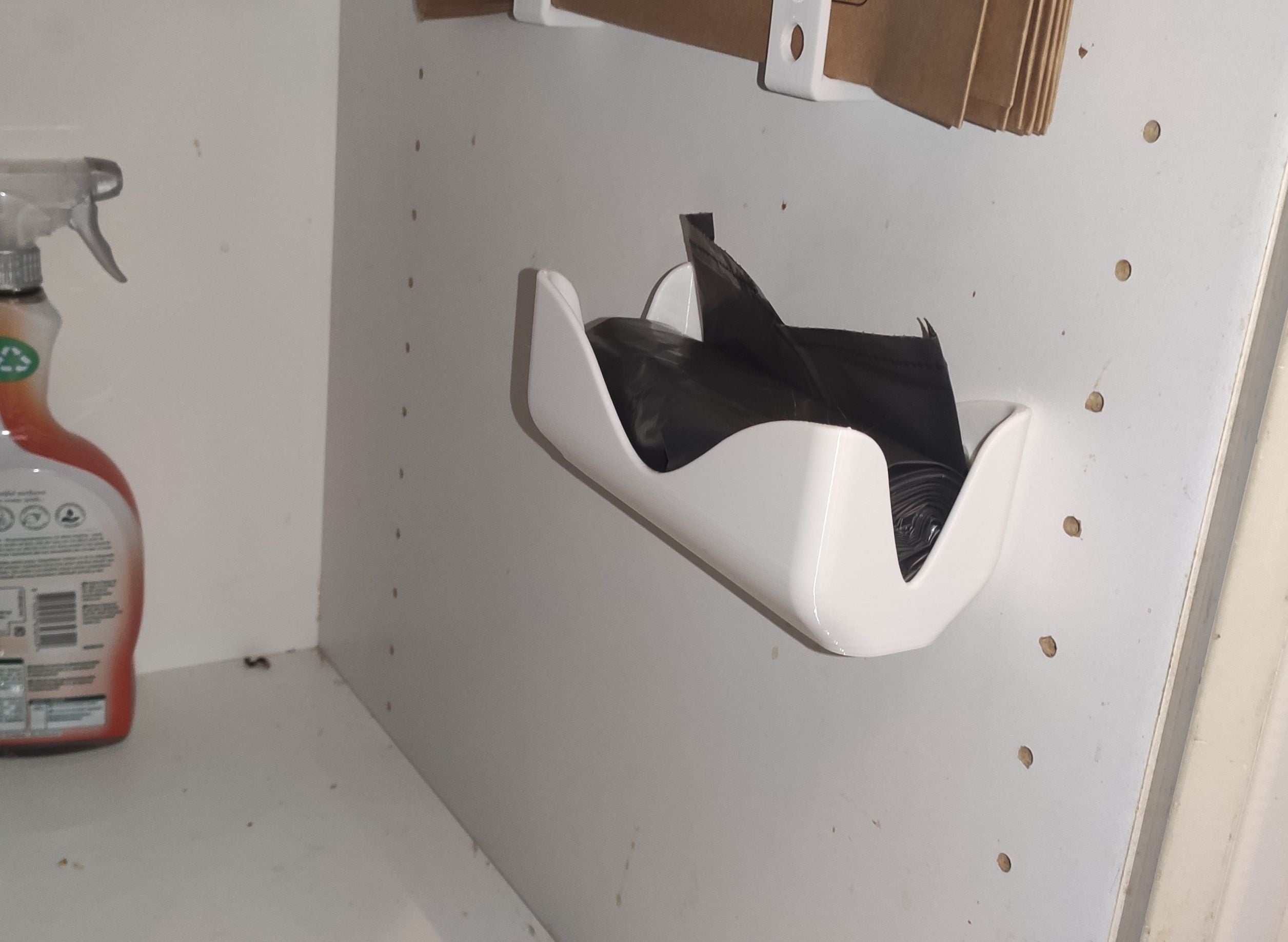 Soporte para bolsa de basura para colgar en la pared