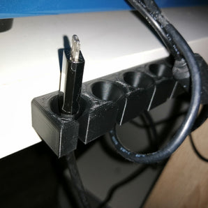 Soporte para cables USB para organizar los cables