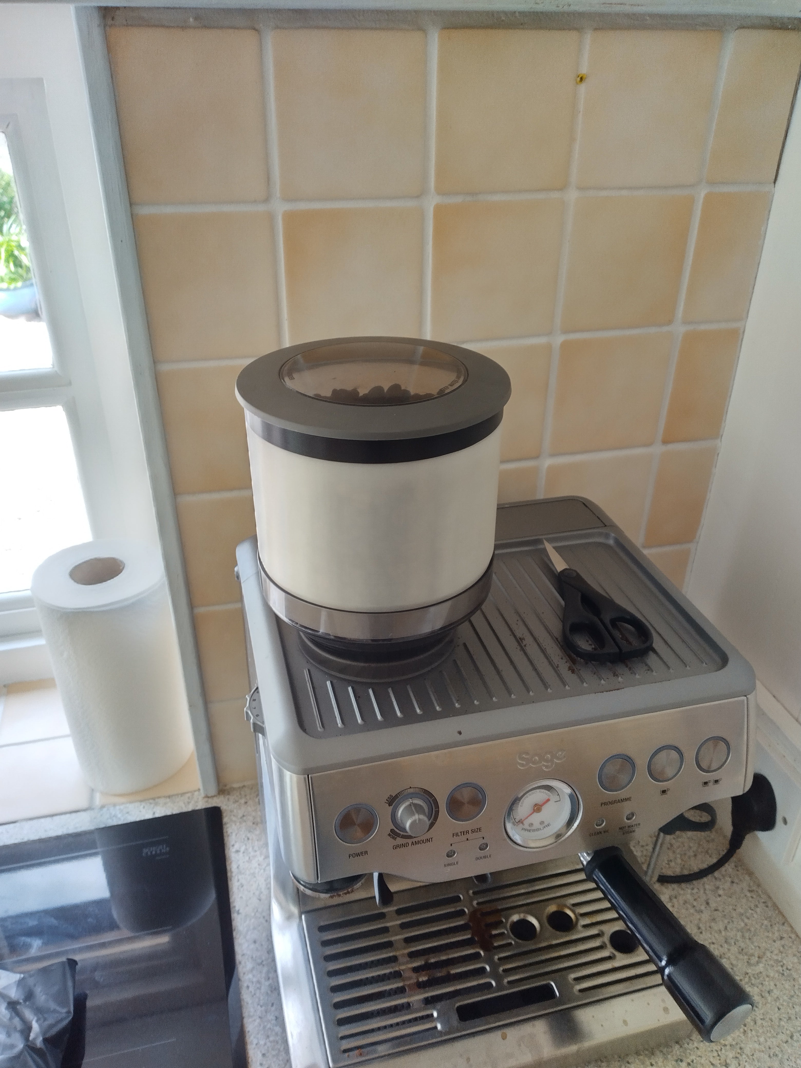 Extensor de Hopper para Sage Breville Barista Express