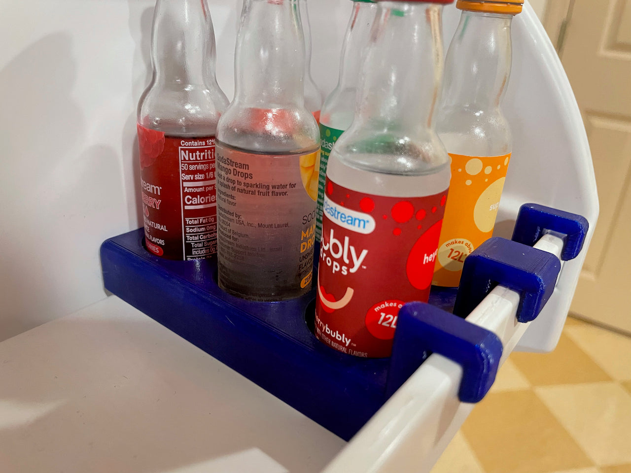 Soporte para botella de sabor Sodastream para el frigorífico