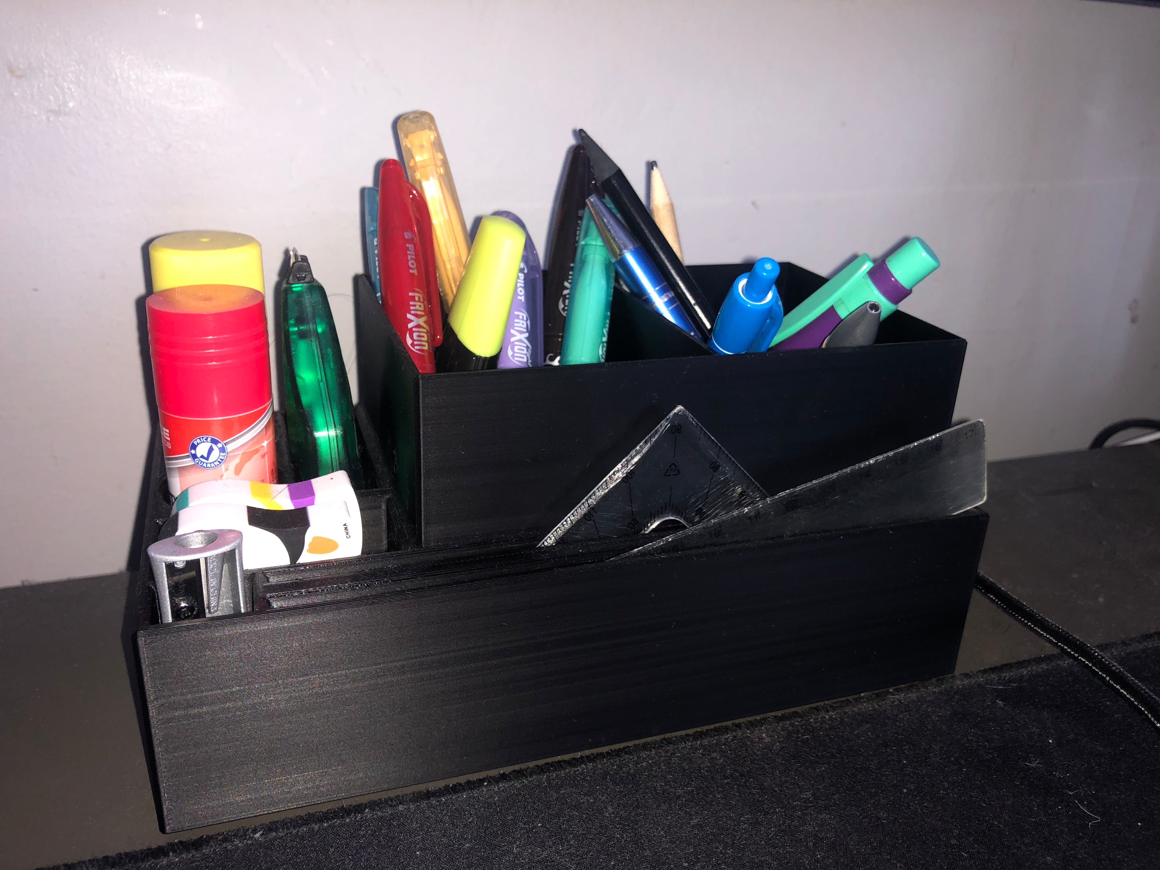 Organizador de escritorio para lápices, bolígrafos y material de oficina