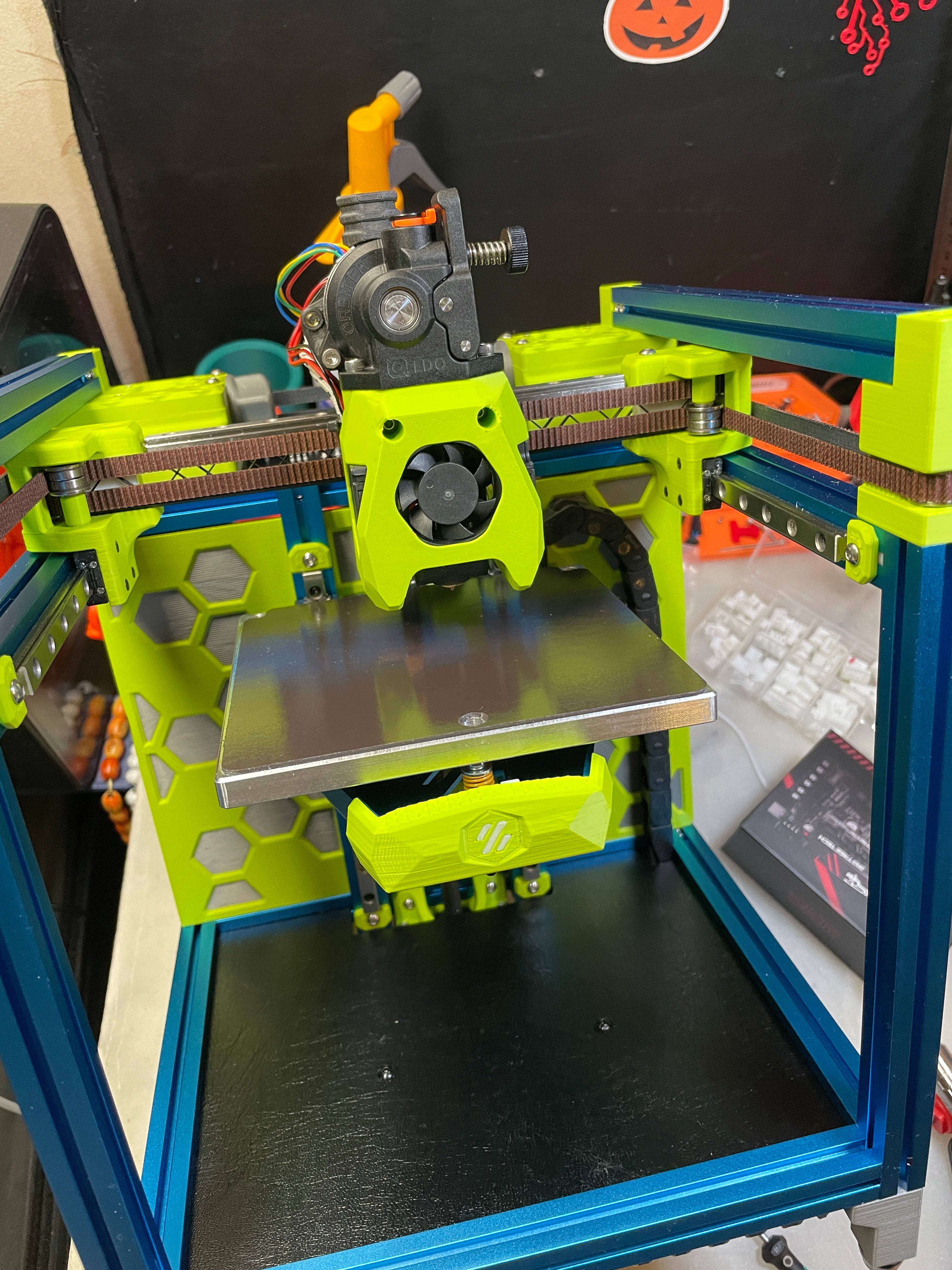 Orbiter V2 Voron Cero Montaje con Cabezal de Herramienta de Cordón Umbilical