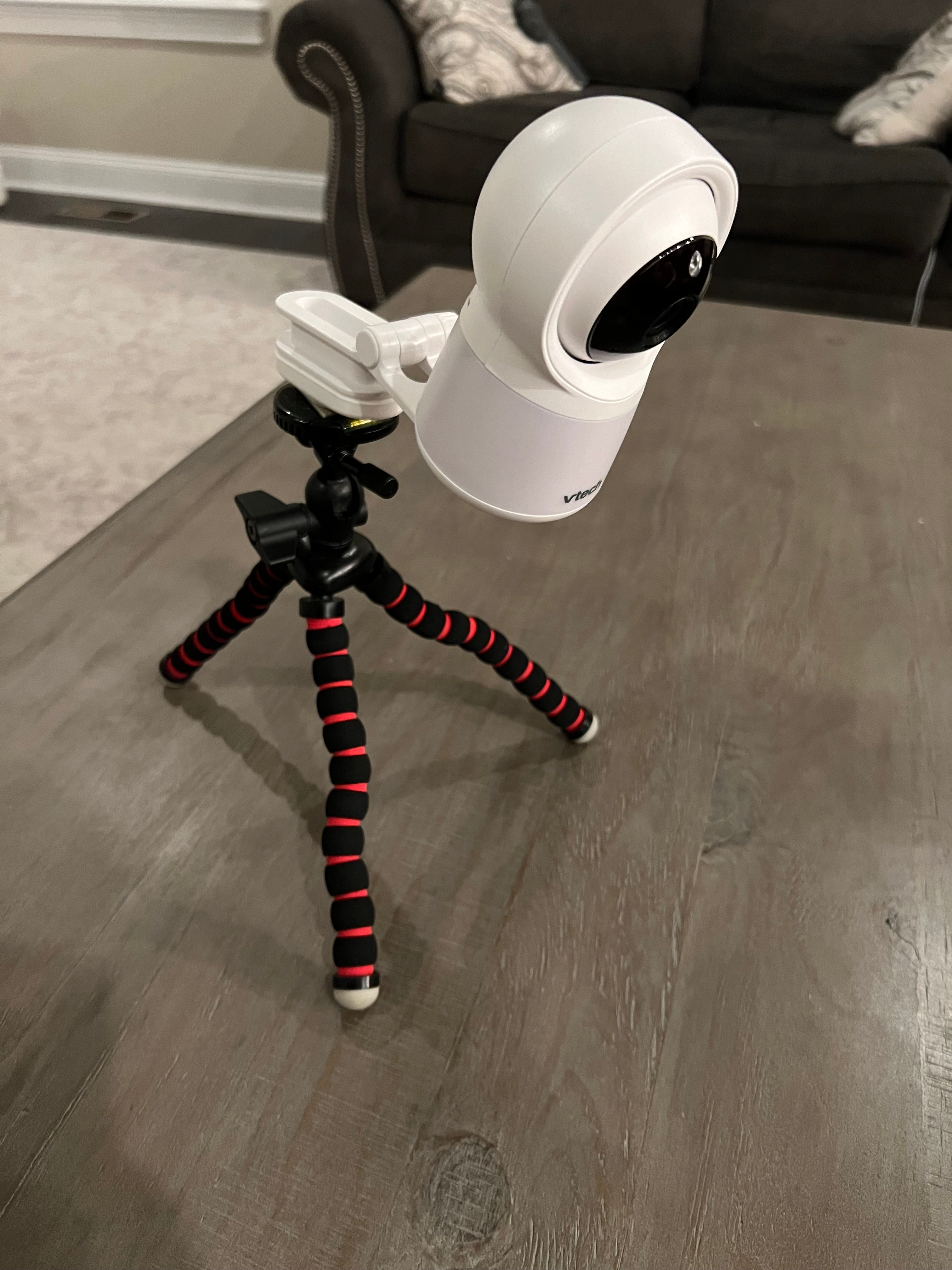 Cámara de monitor para bebé Vtech con adaptador de soporte