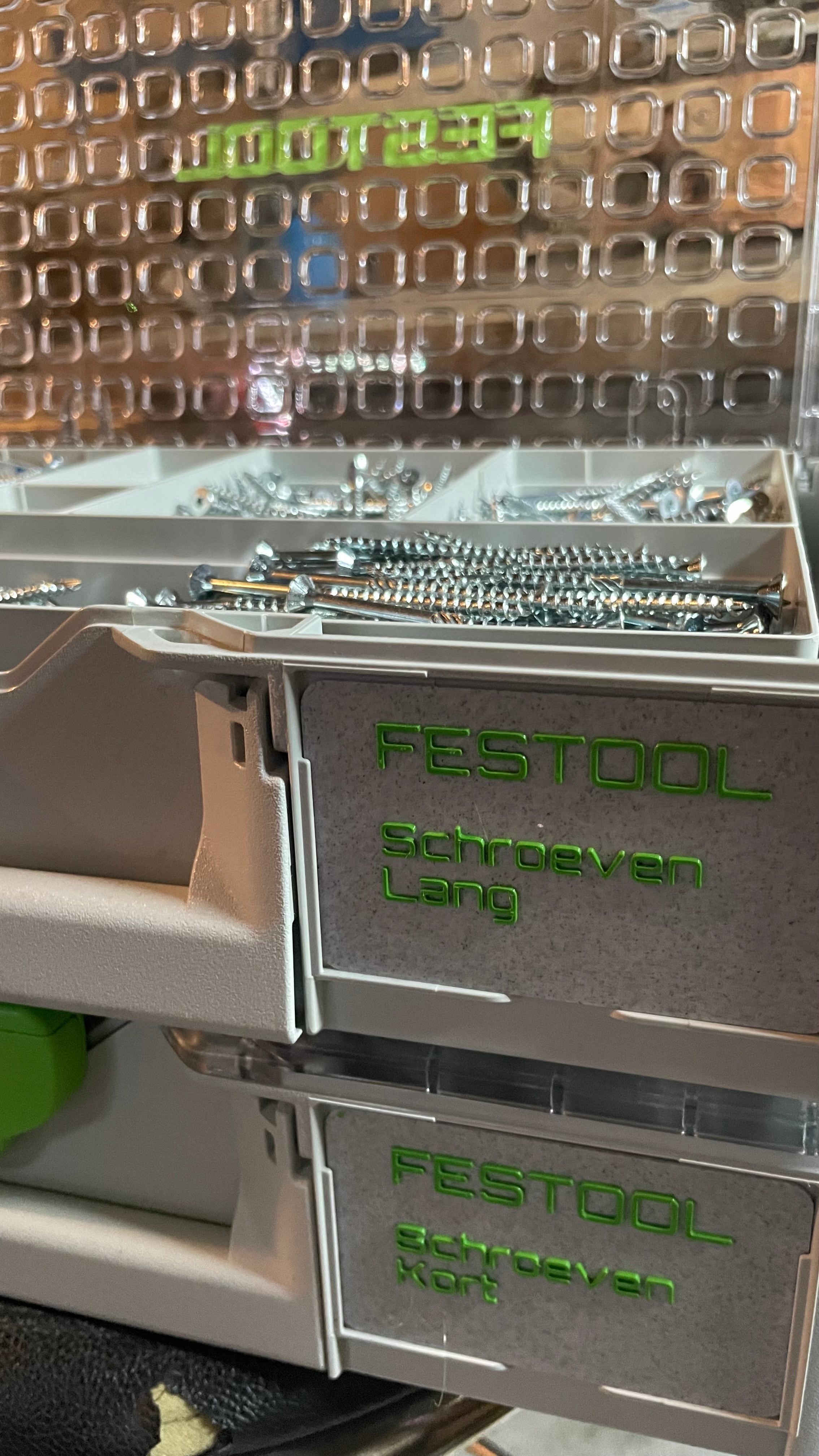 Tarjeta de contenido Festool Systainer para SYS3 ORG M 89