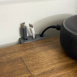 Portacables flexible para escritorio y pared