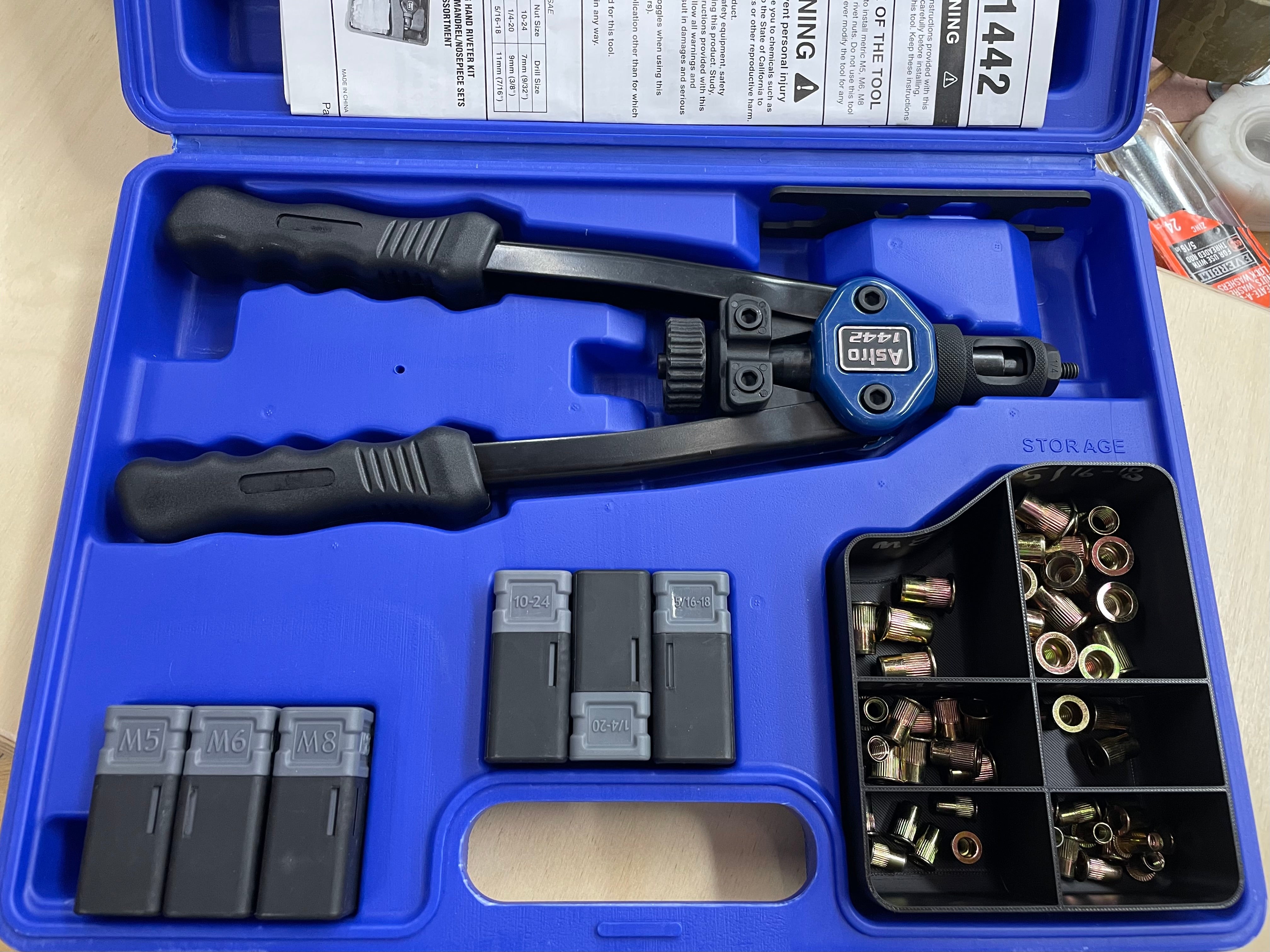 Bandeja de almacenamiento Astro Tool 1442 para caja de plástico
