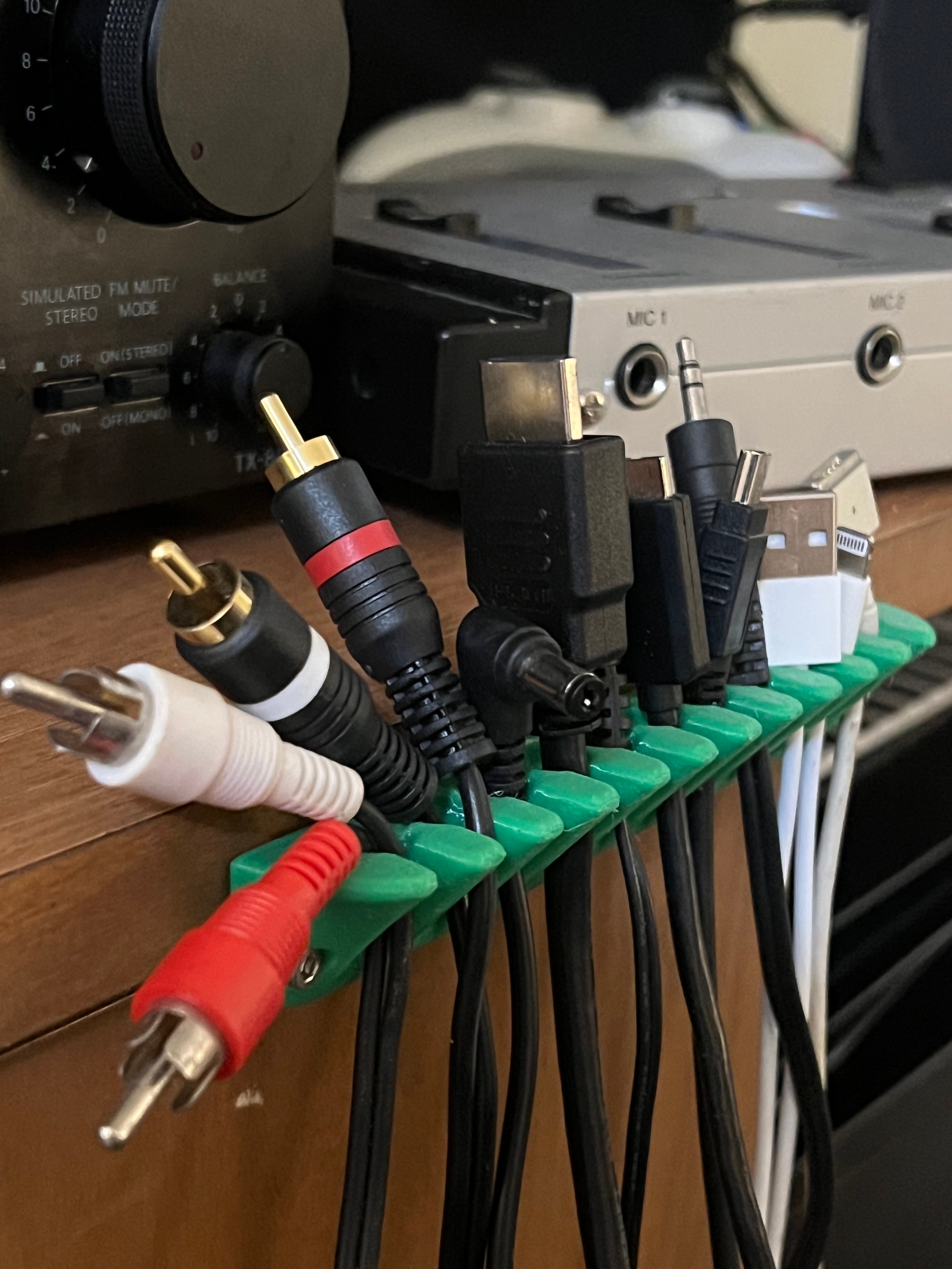 Soporte para rastrillo, soporte para cables y alambres