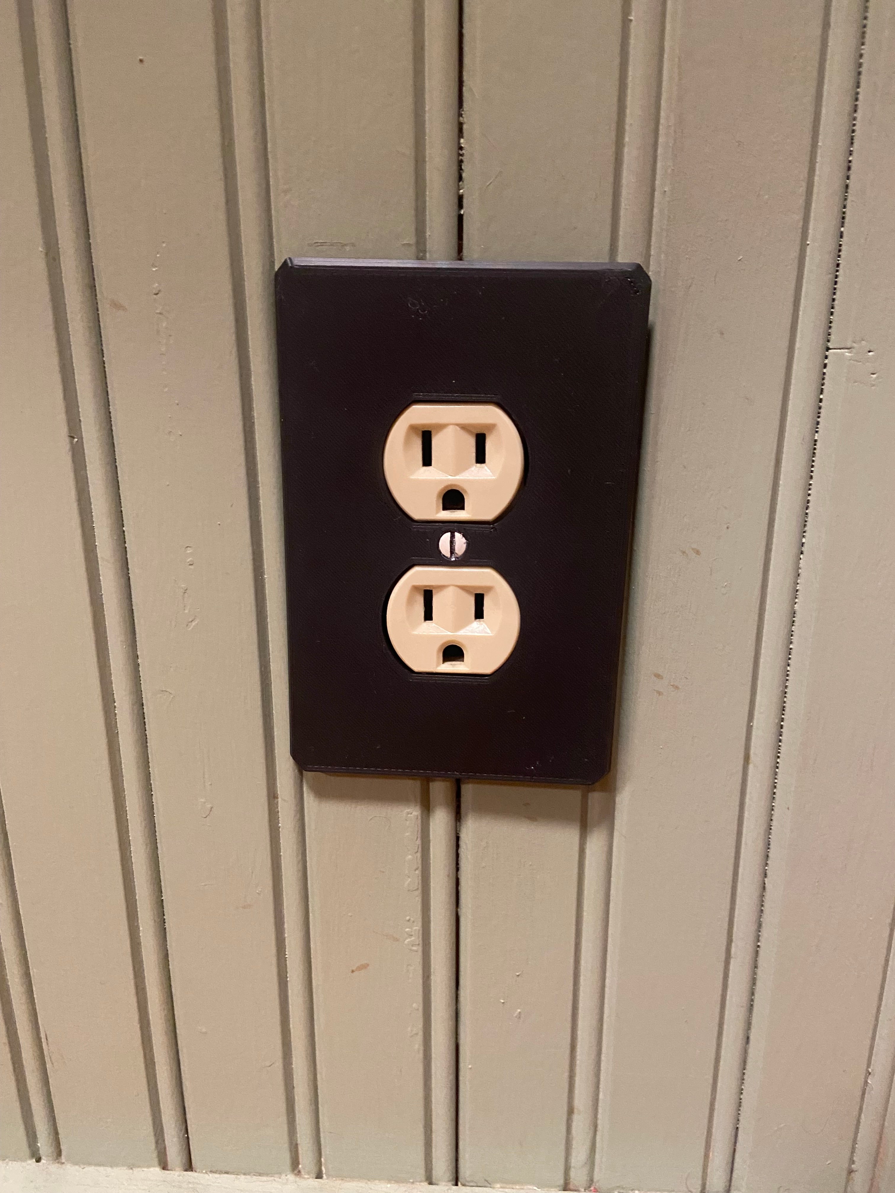 Placas de cubierta para interruptores de luz, enchufes y tomas GFCI
