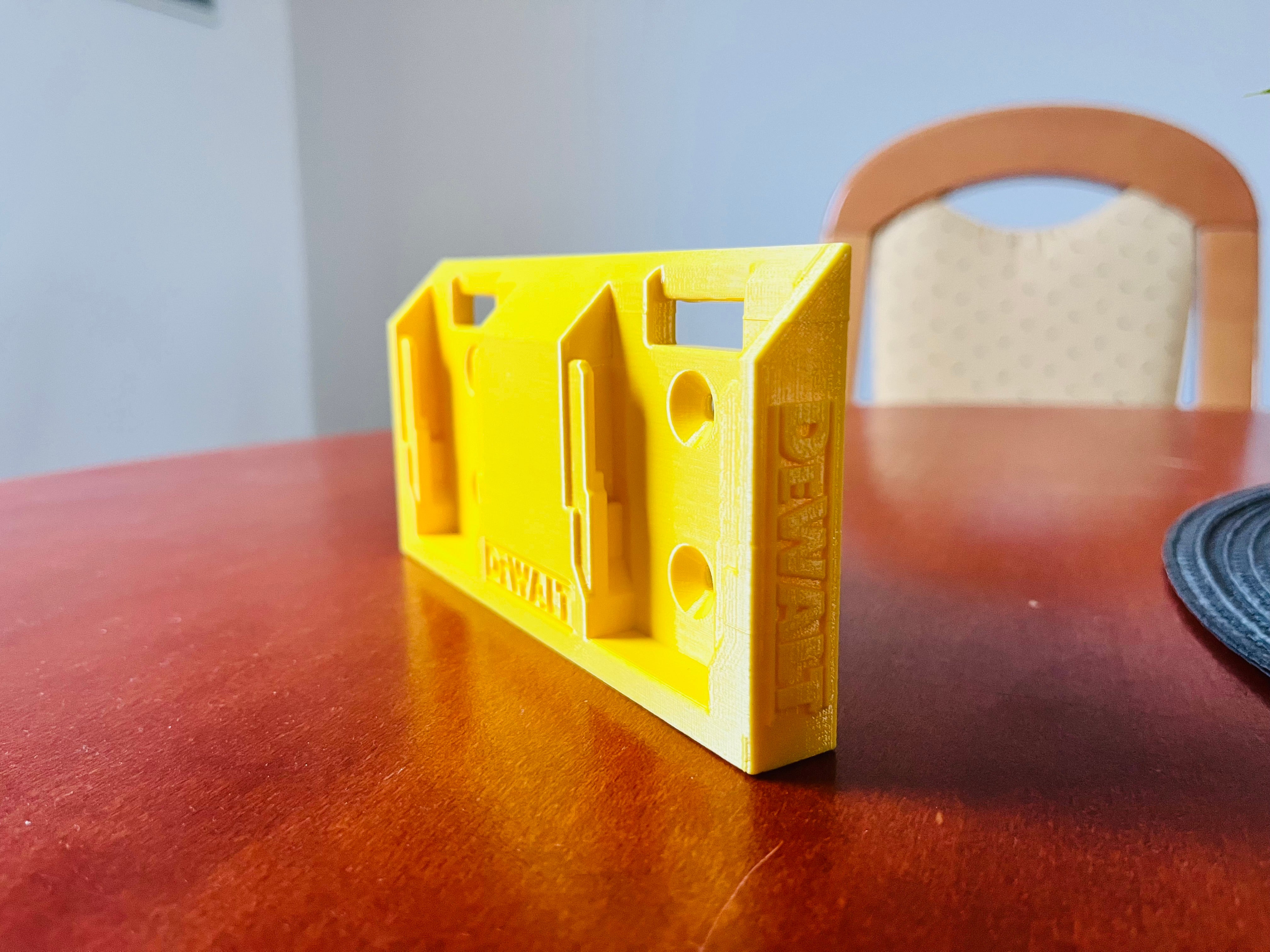 Soporte doble para batería DeWalt de 18 V para montaje en pared y techo
