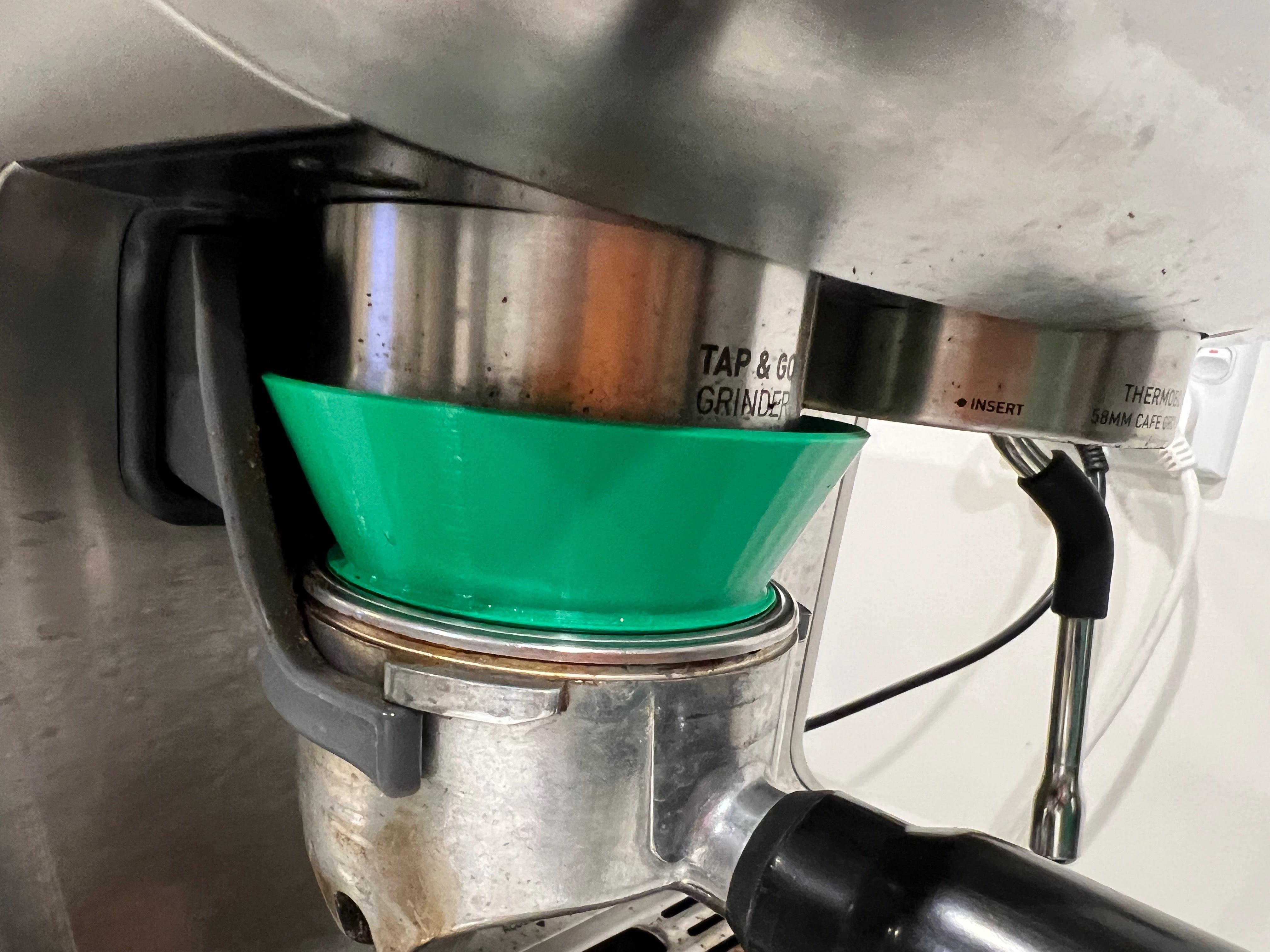 Embudo de cabeza de grupo mejorado de 58 mm para espresso