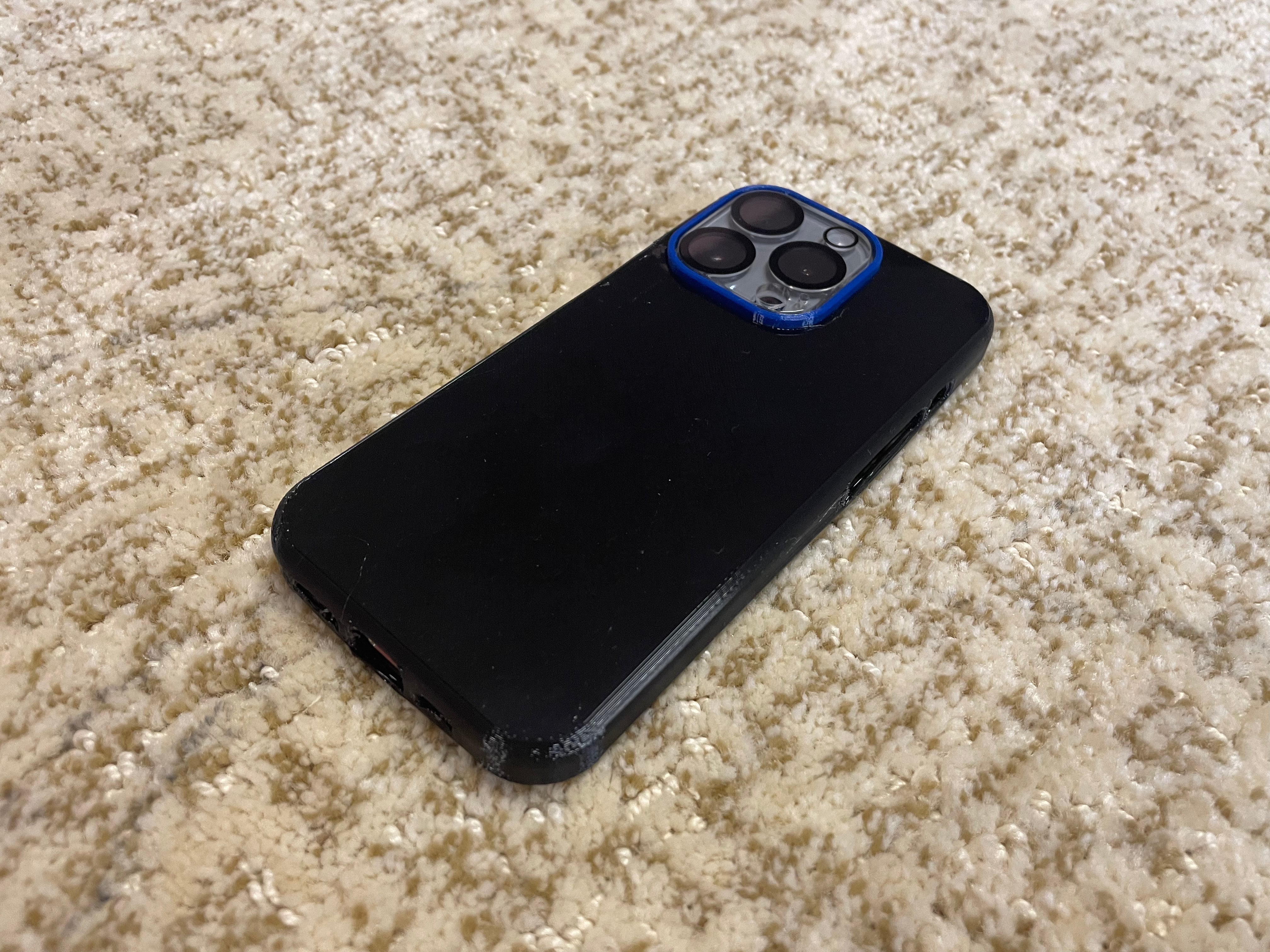 Funda de TPU para iPhone 15 Pro con protector de cámara