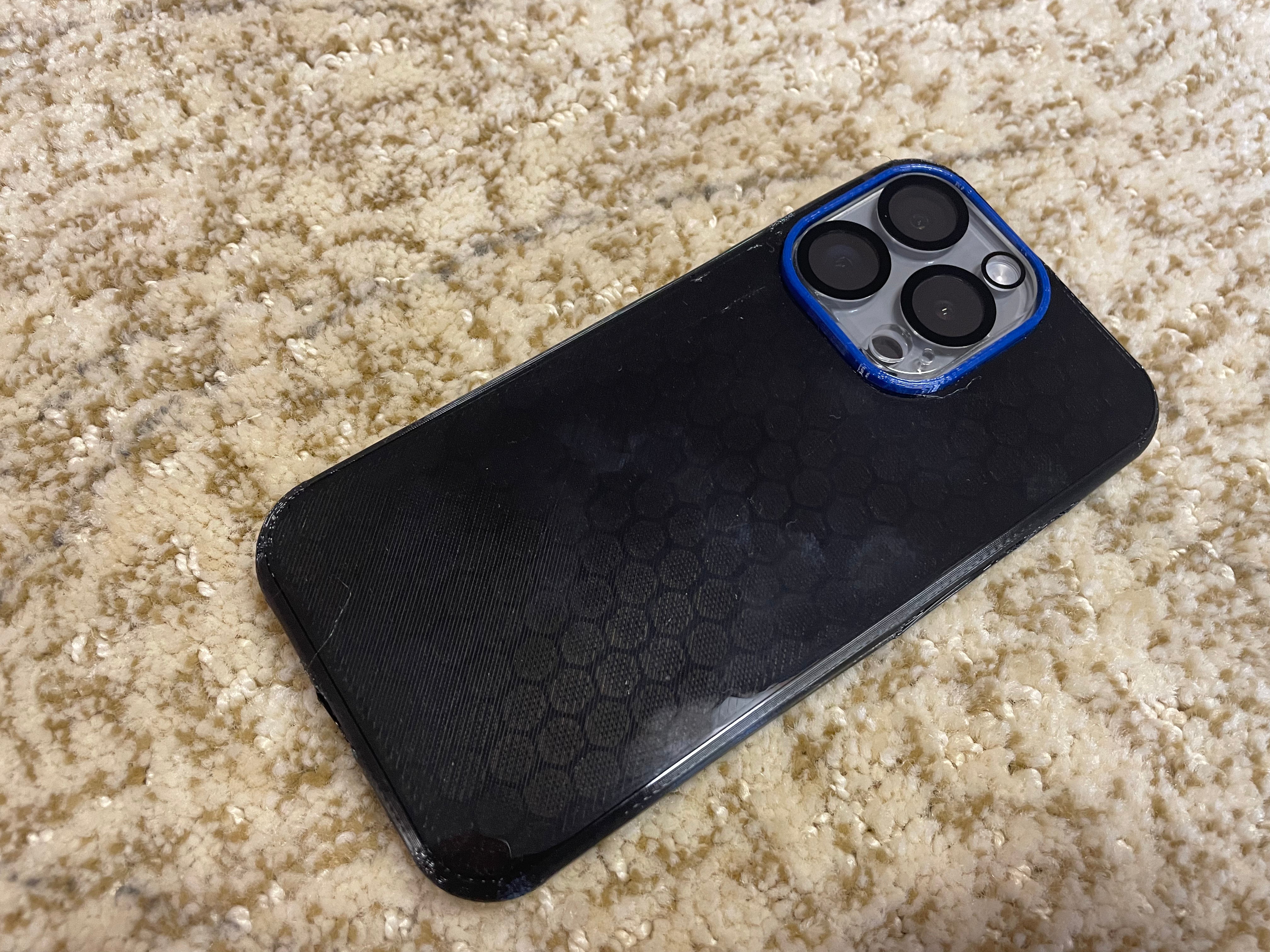 Funda de TPU para iPhone 15 Pro con protector de cámara