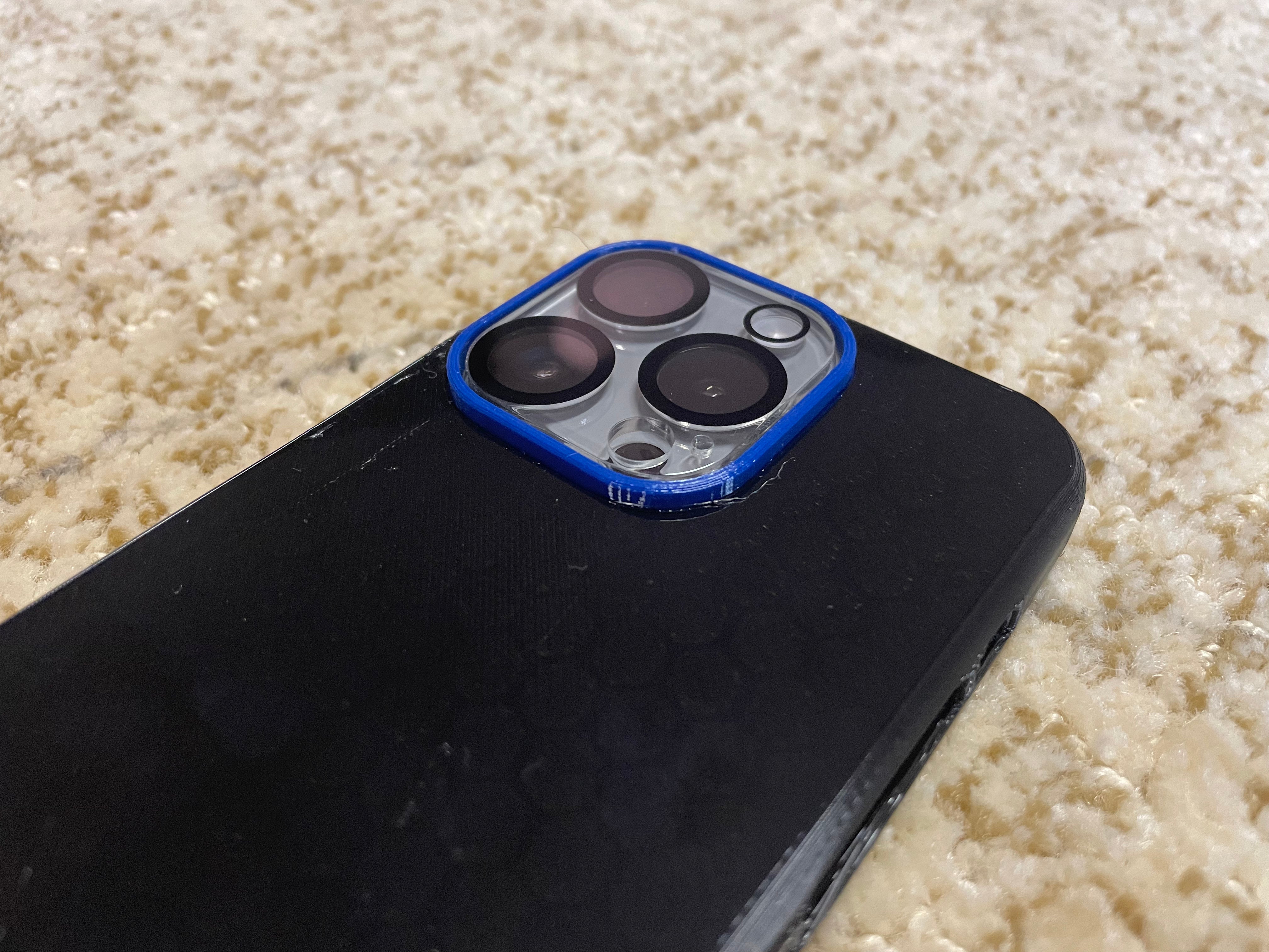 Funda de TPU para iPhone 15 Pro con protector de cámara