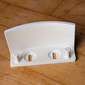Soporte para auriculares Skadis con gestión de cables para el sistema T-Clip