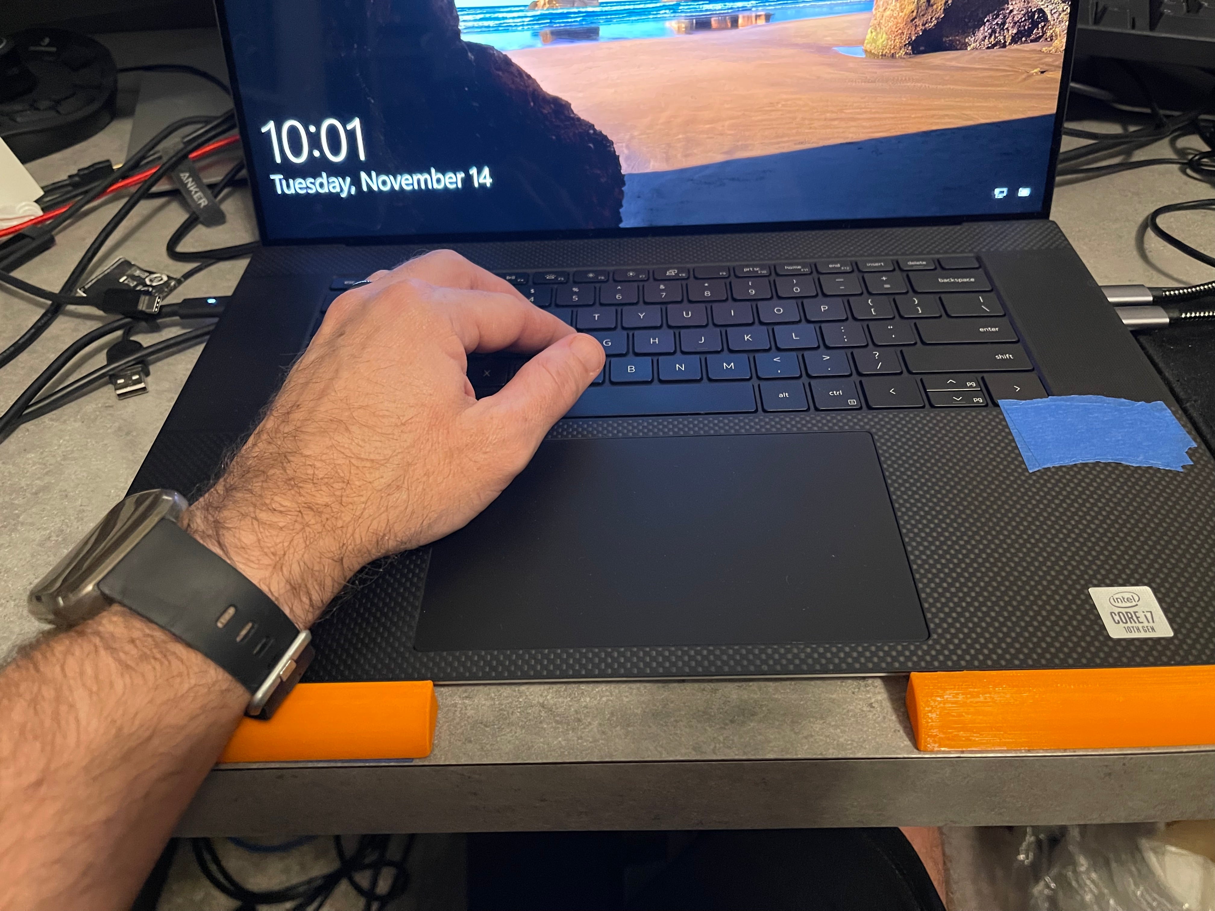 Reposamuñecas ergonómico para teclado y portátil