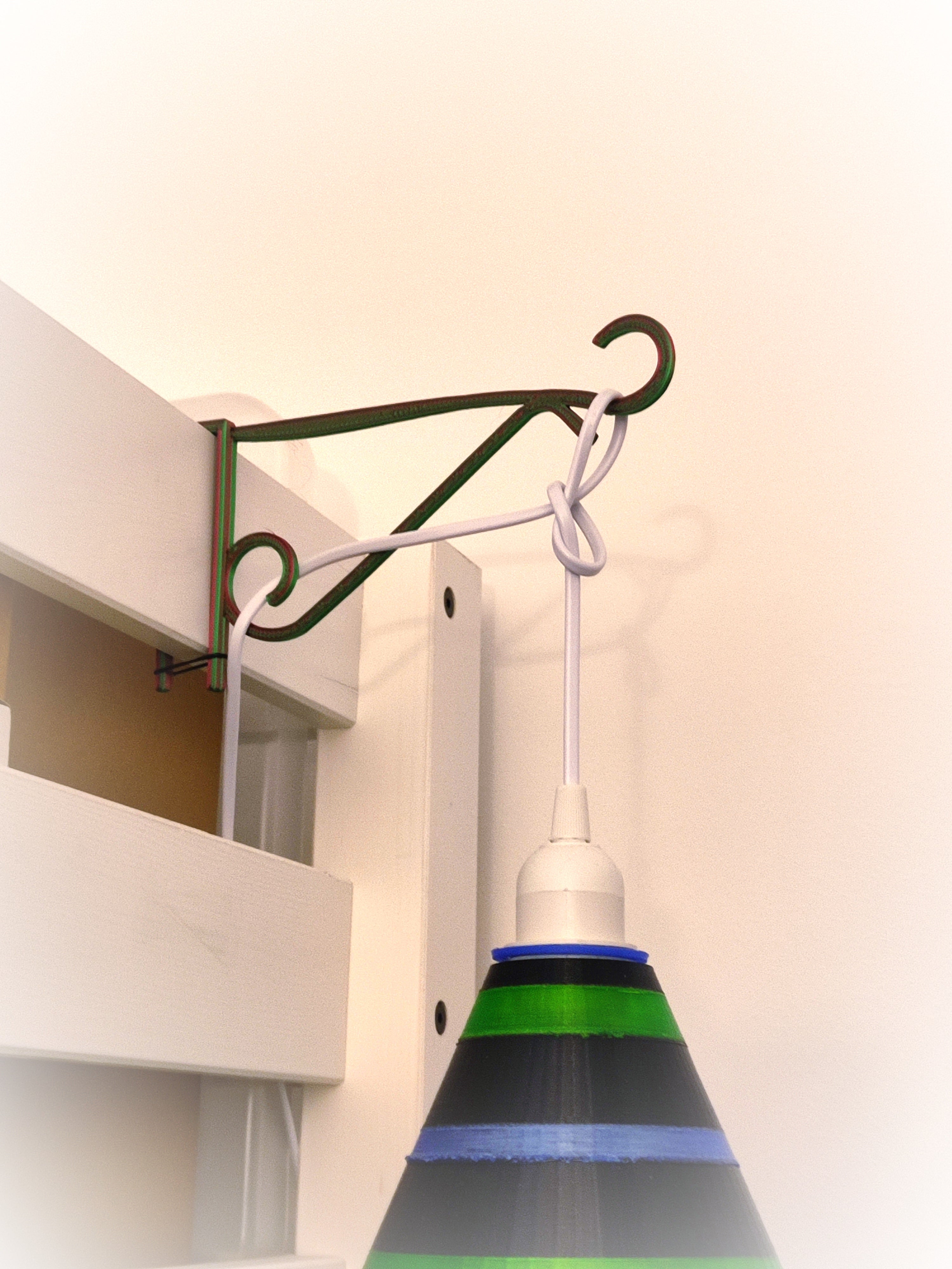 Colgador de gancho de pared para linterna - Práctico colgador para lámparas y linternas