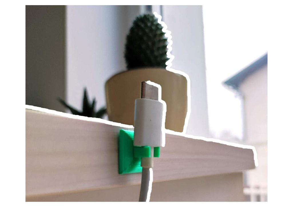 Soporte para cable USB