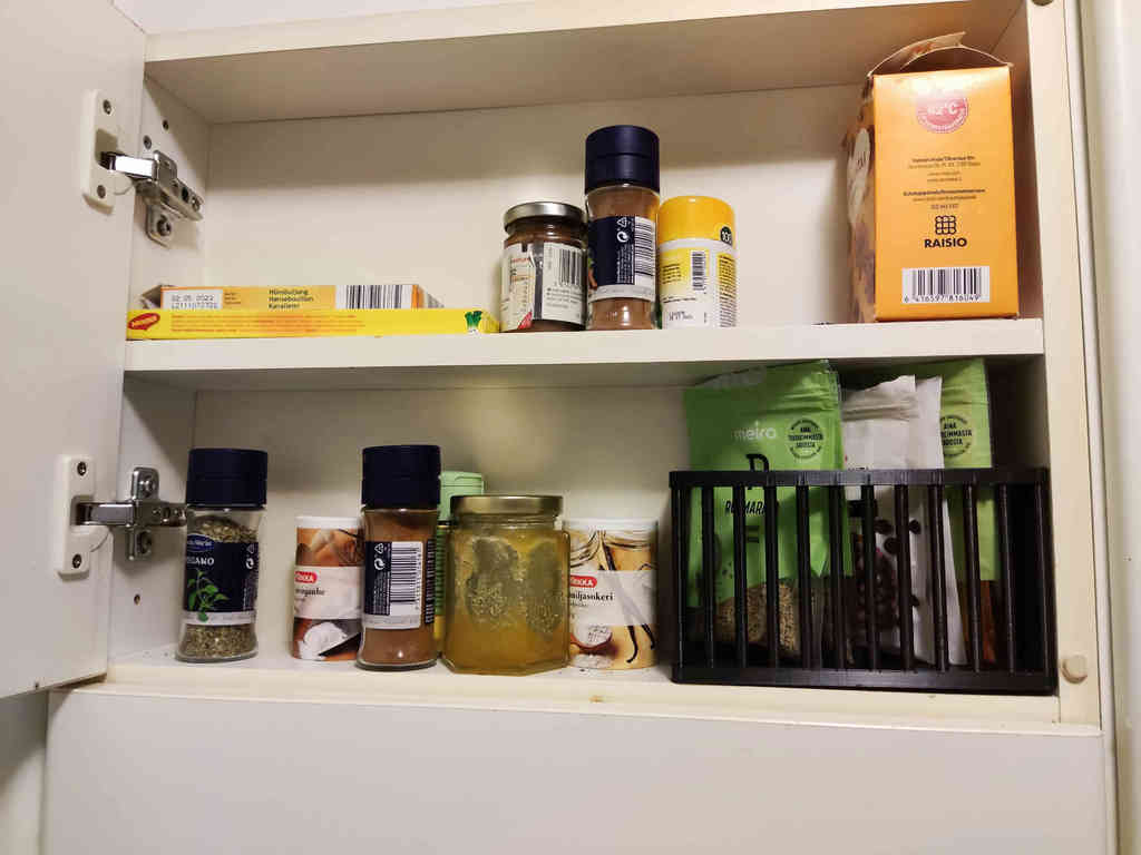 Almacenamiento para armarios de cocina para especias y pequeños artículos