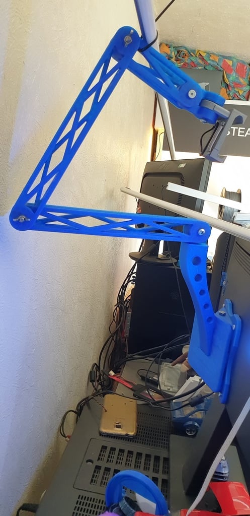 Soporte de teléfono con montaje VESA para monitor de PC