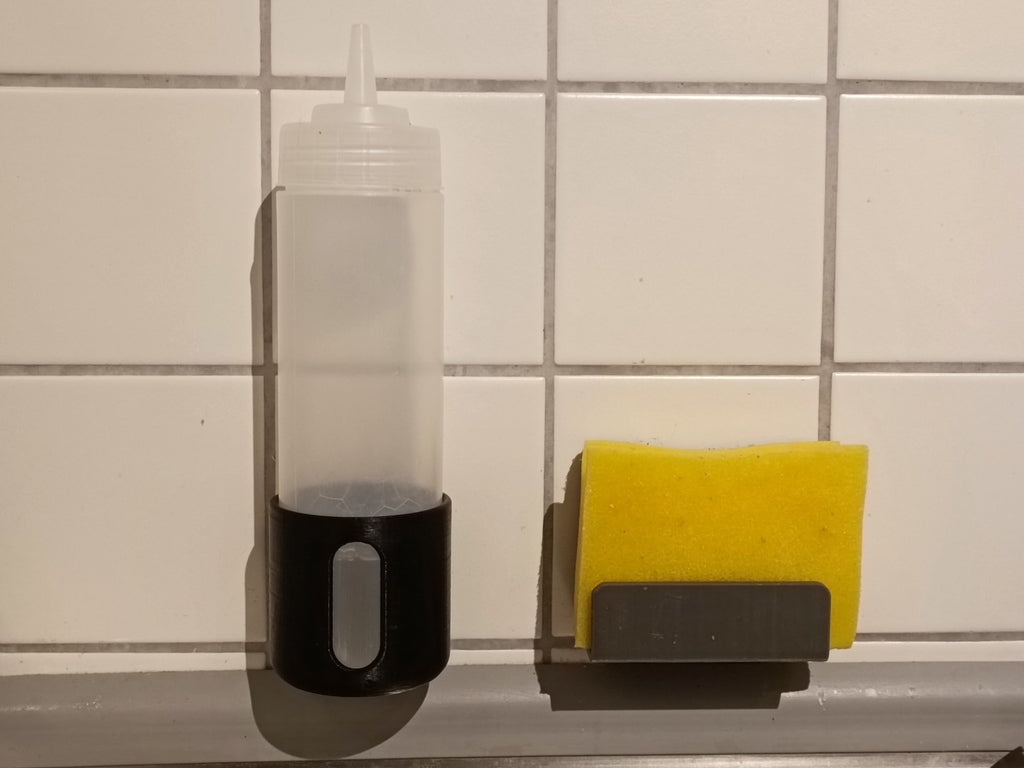 Vægholder til Køkkensvamp