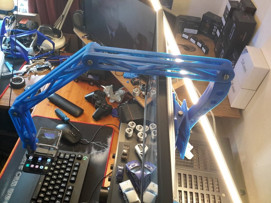 Soporte de teléfono con montaje VESA para monitor de PC